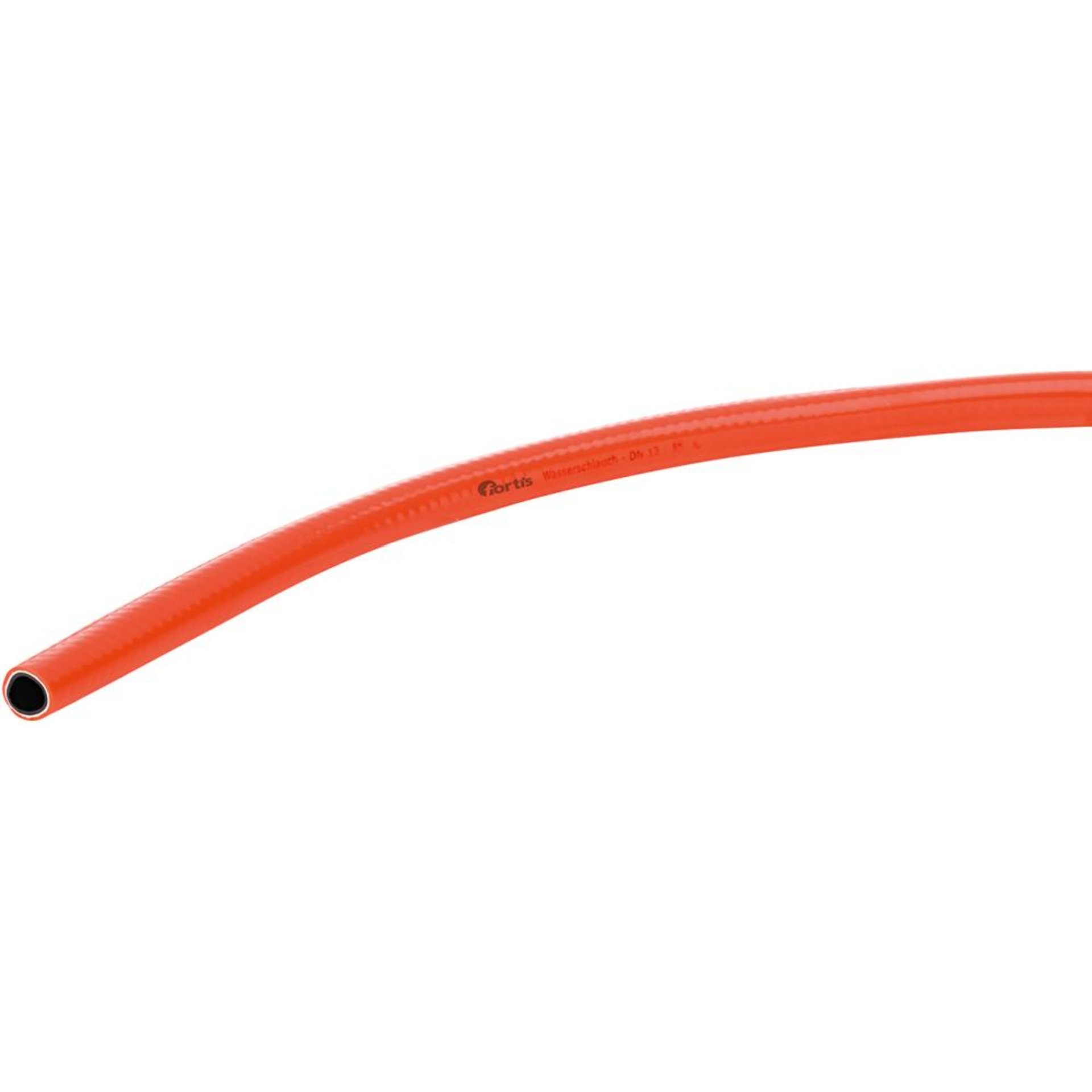 SicherheitswasserschlauchPVC, leuchtorange, 12,5x2,75mm, 50m FORTIS