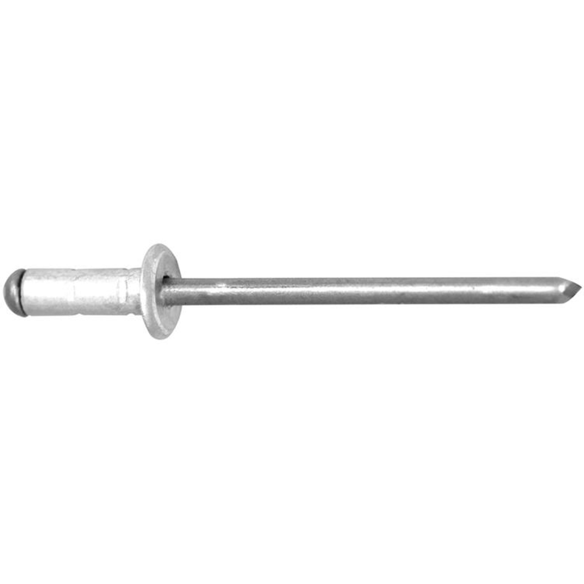 Mehrbereichs-Blindniet Alu / Stahl Flachrundkopf3,2x11 mm Goebel