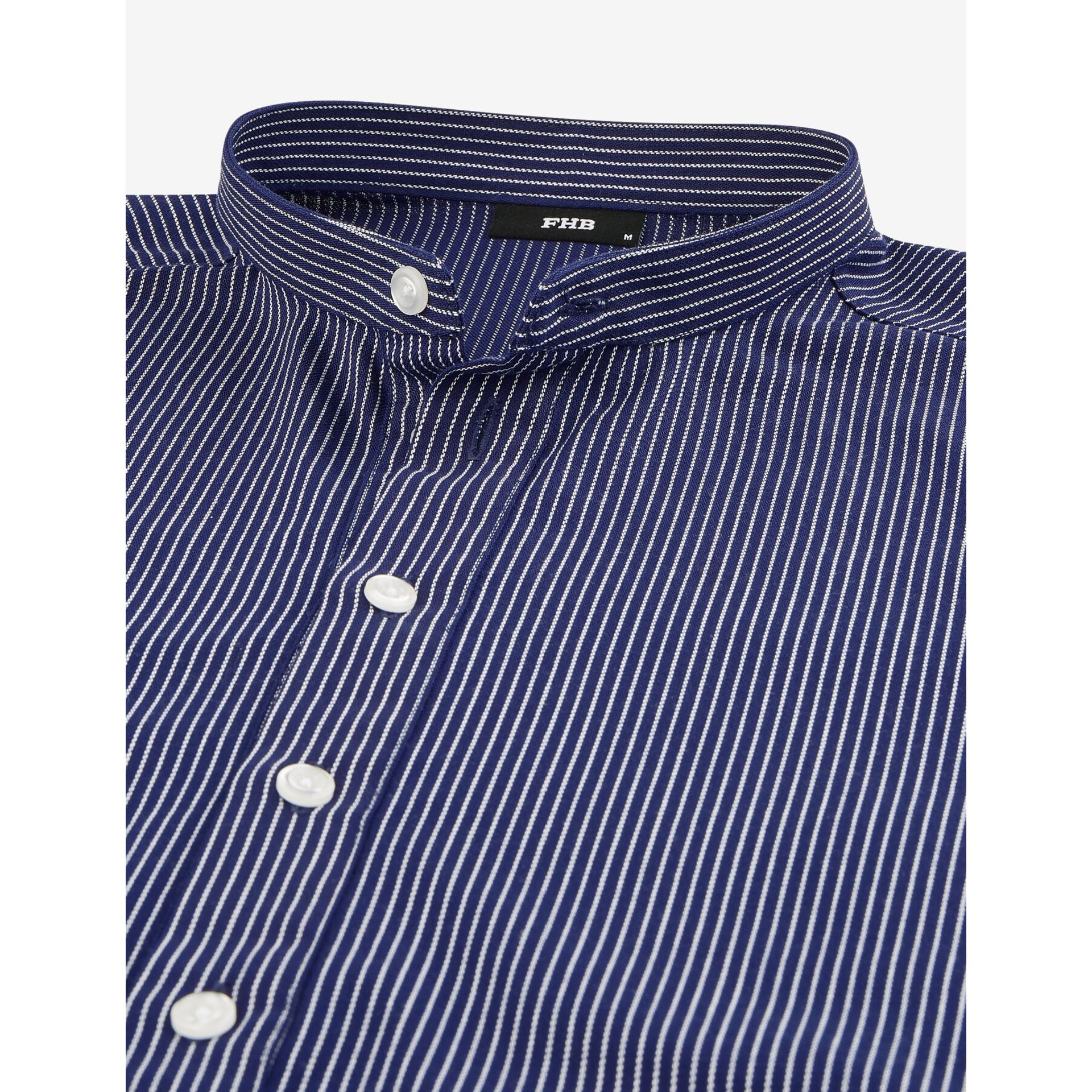 BO Arbeitshemd unisex marine-weiß 5XL
