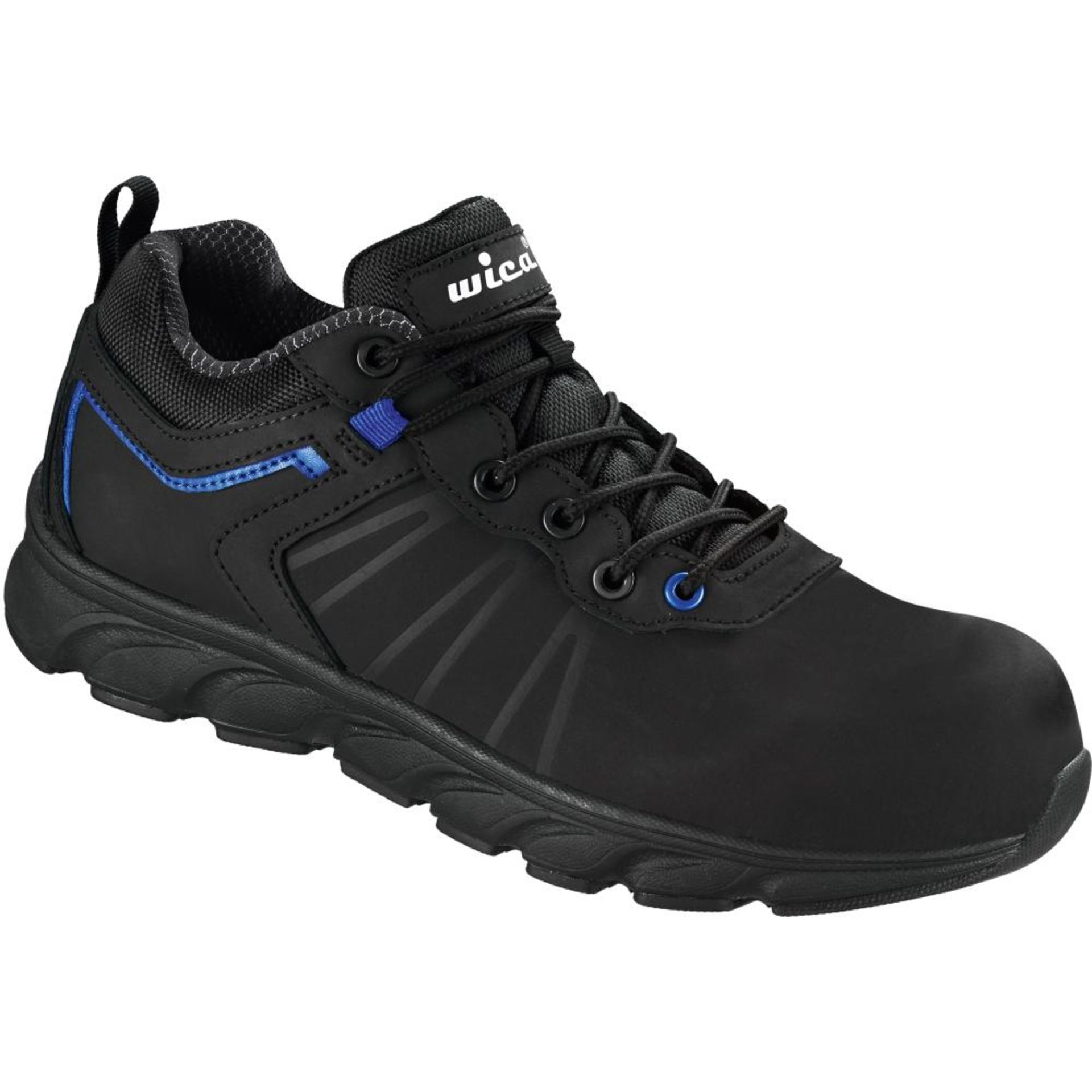 Halbschuh VEZZO Schwarz, Blau, S3 SRC Gr.42 WICA