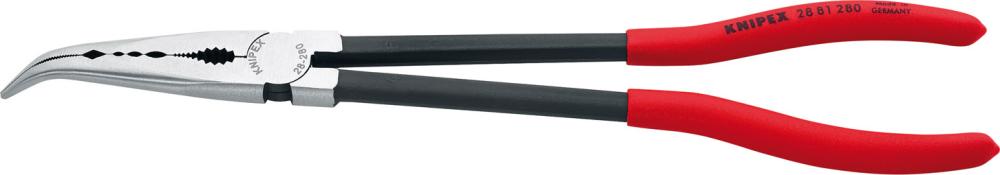 Knipex Montierzange poliert mit gebogenen Kunststoff-Griffen 280mm Knipex Montierzange poliert mit gebogenen Kunststoff-Griffen 280mm