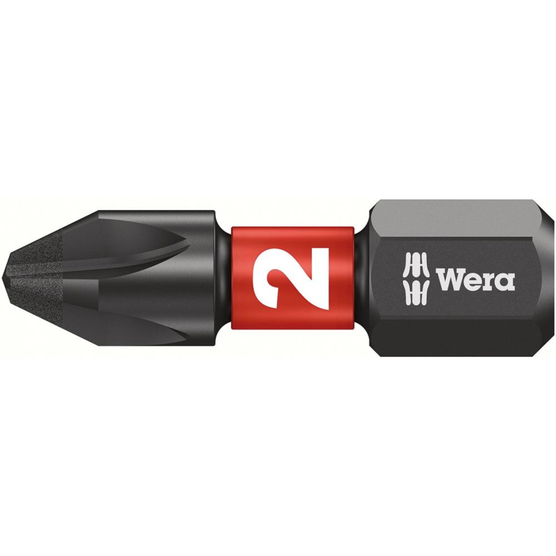 Bit Impaktor 1/4" DIN 3126 C6,3 PH2x25mm 10er Pack Wera