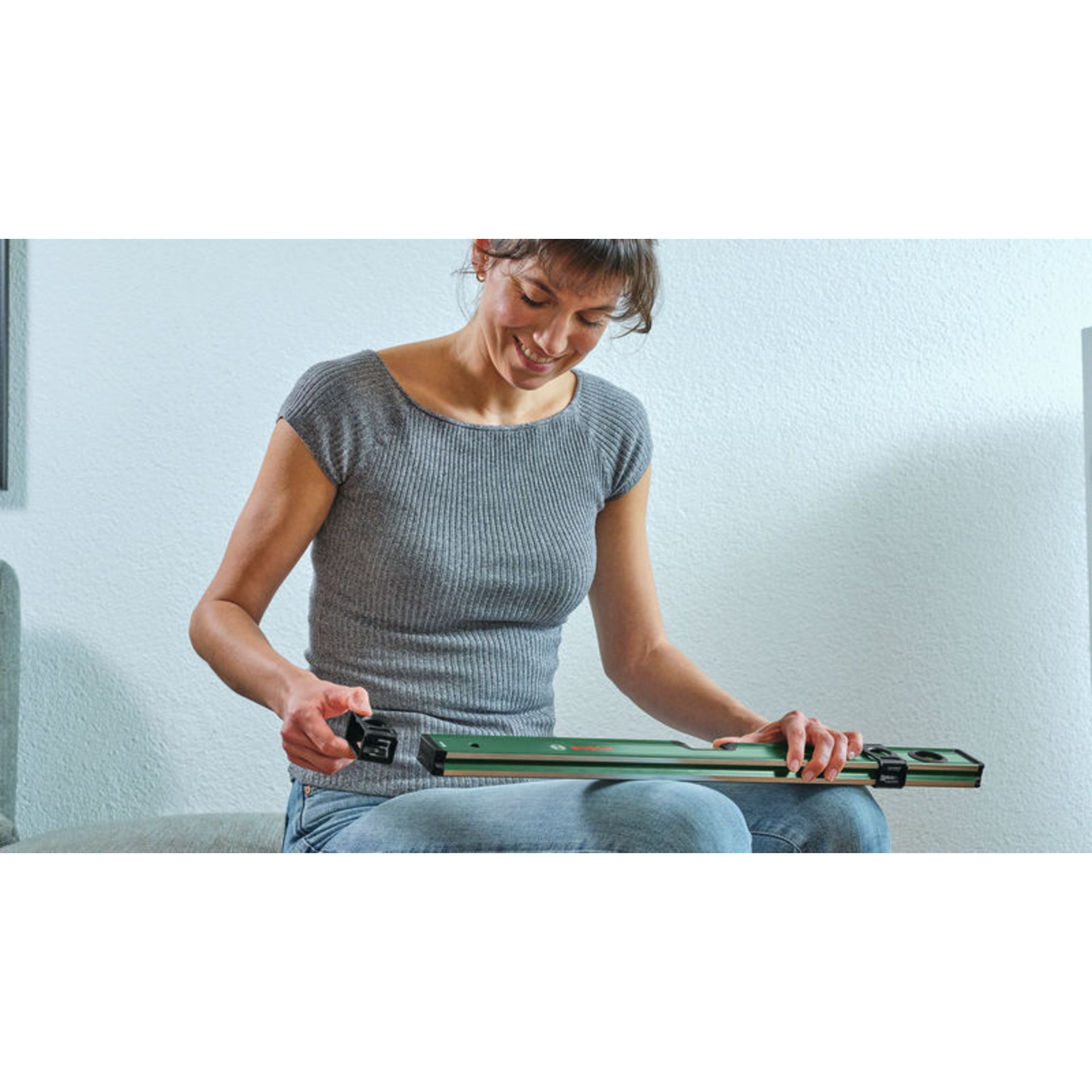 Handwerkzeuge Wasserwaage 60 cm + Markierungsschieber