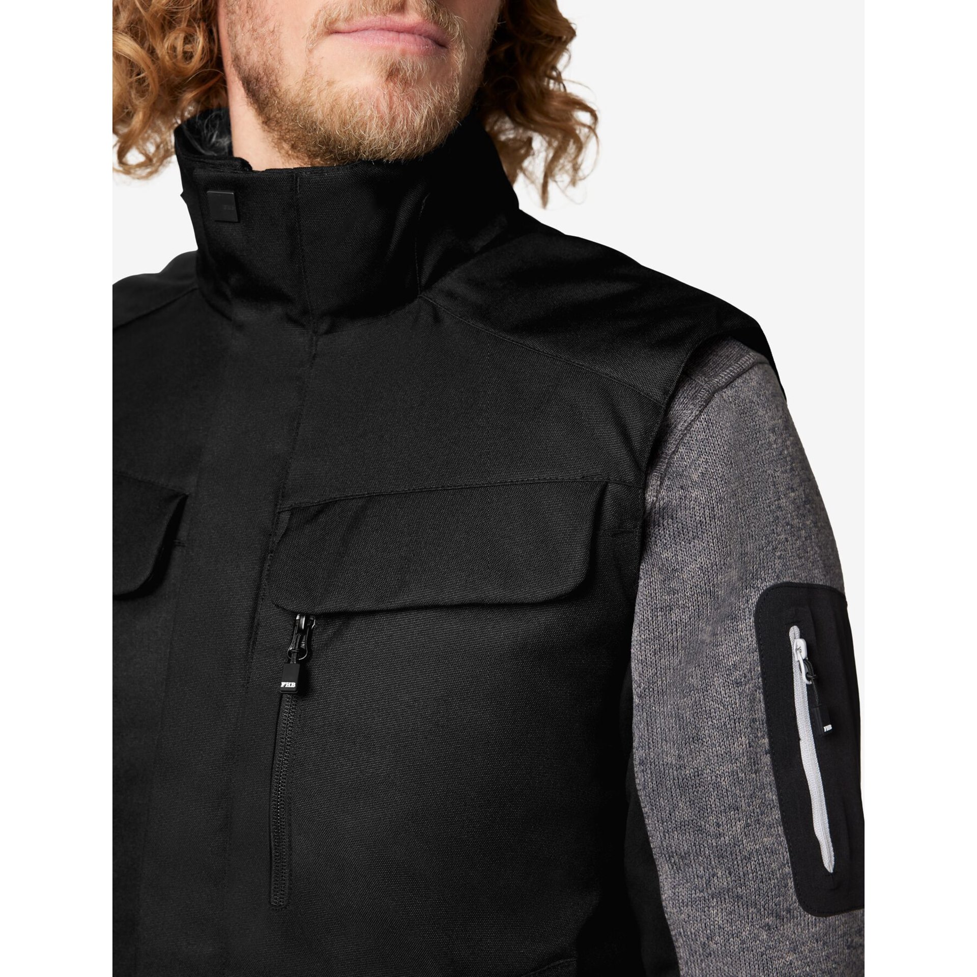 HAUKE Arbeitsweste schwarz 3XL