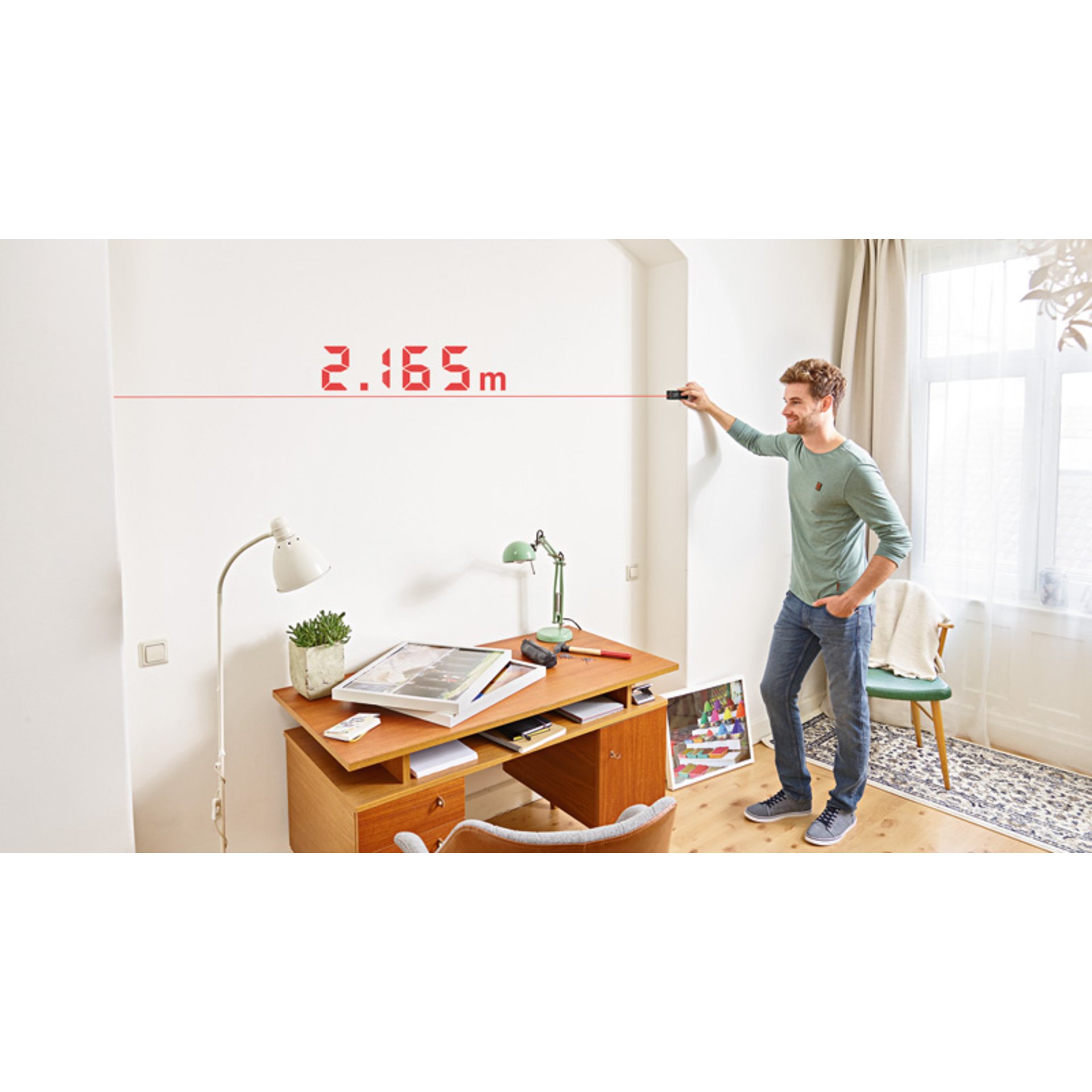 Digitaler Laser-Entfernungsmesser Zamo, eCommerce-Karton