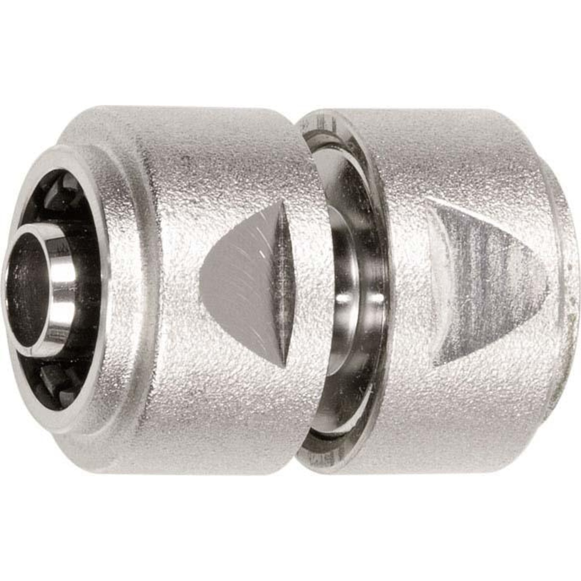 Schlauchverbinder 3/4" - 19mm MS Ni m. Spannmutter GEKA plus Stecksystem