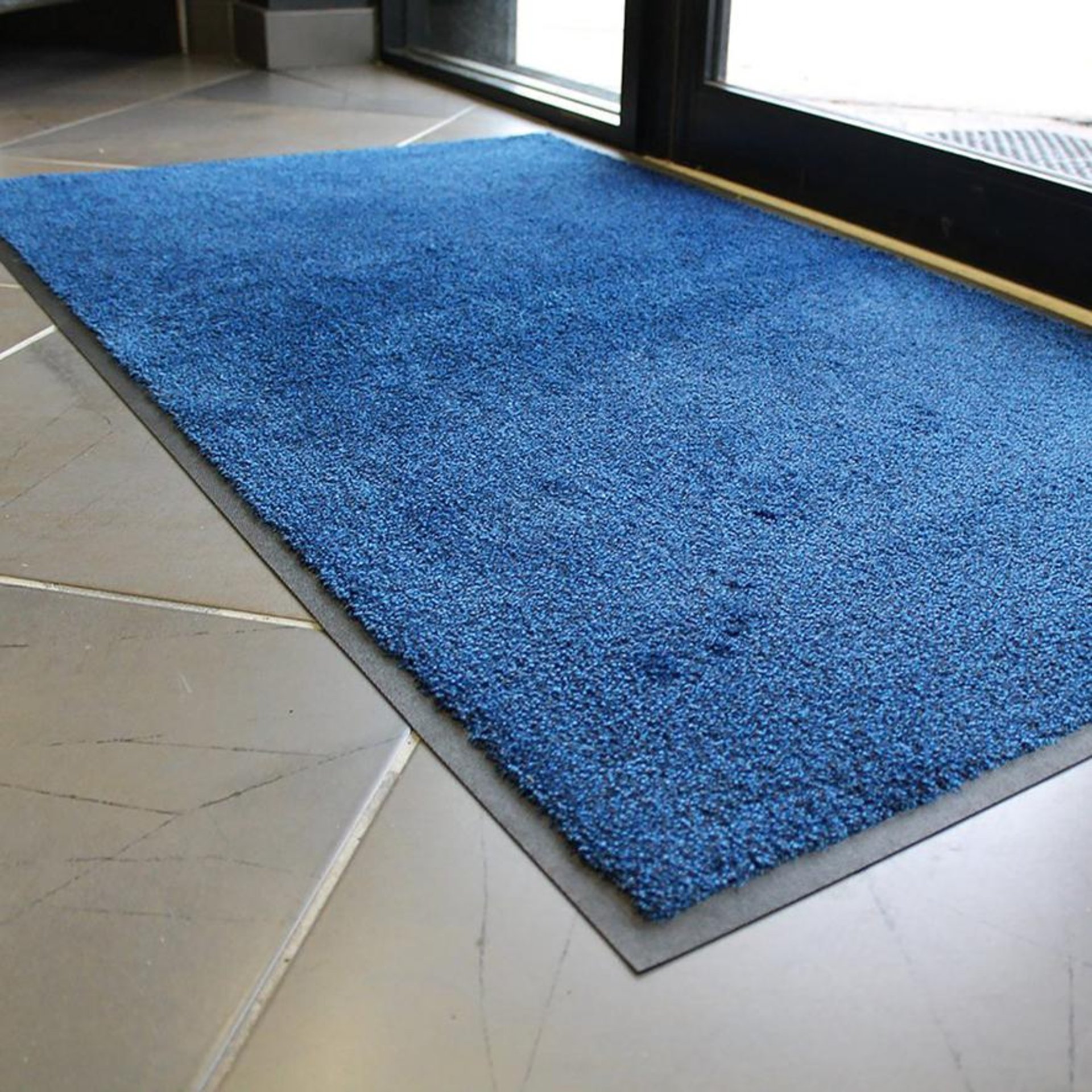 Sauberlaufmatte COBAwash schwarz/blau B85xL150 cm