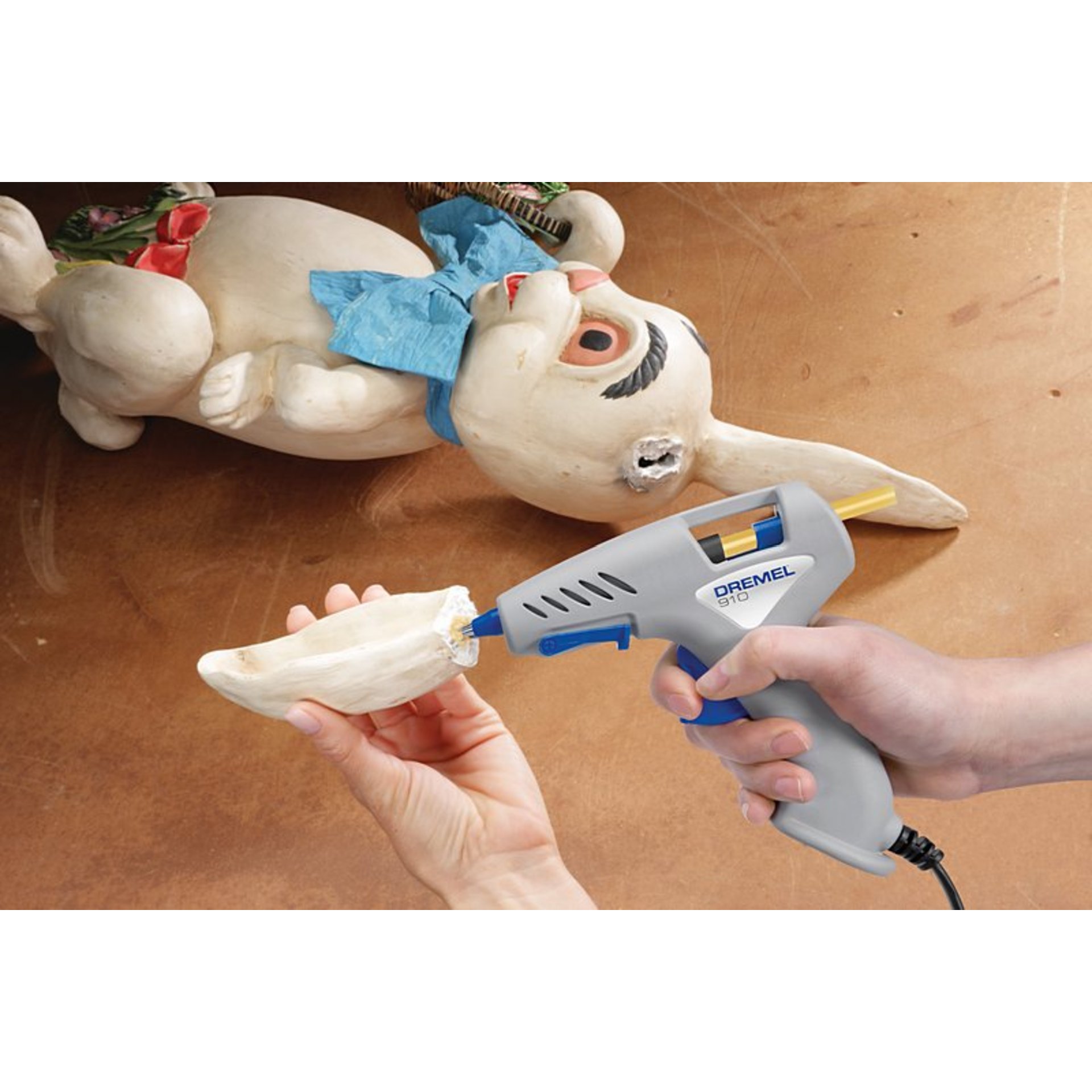 DREMEL® Heißklebepistole 910-3 Kompaktwerkzeug (165 °C) mit 3 Zubehöre