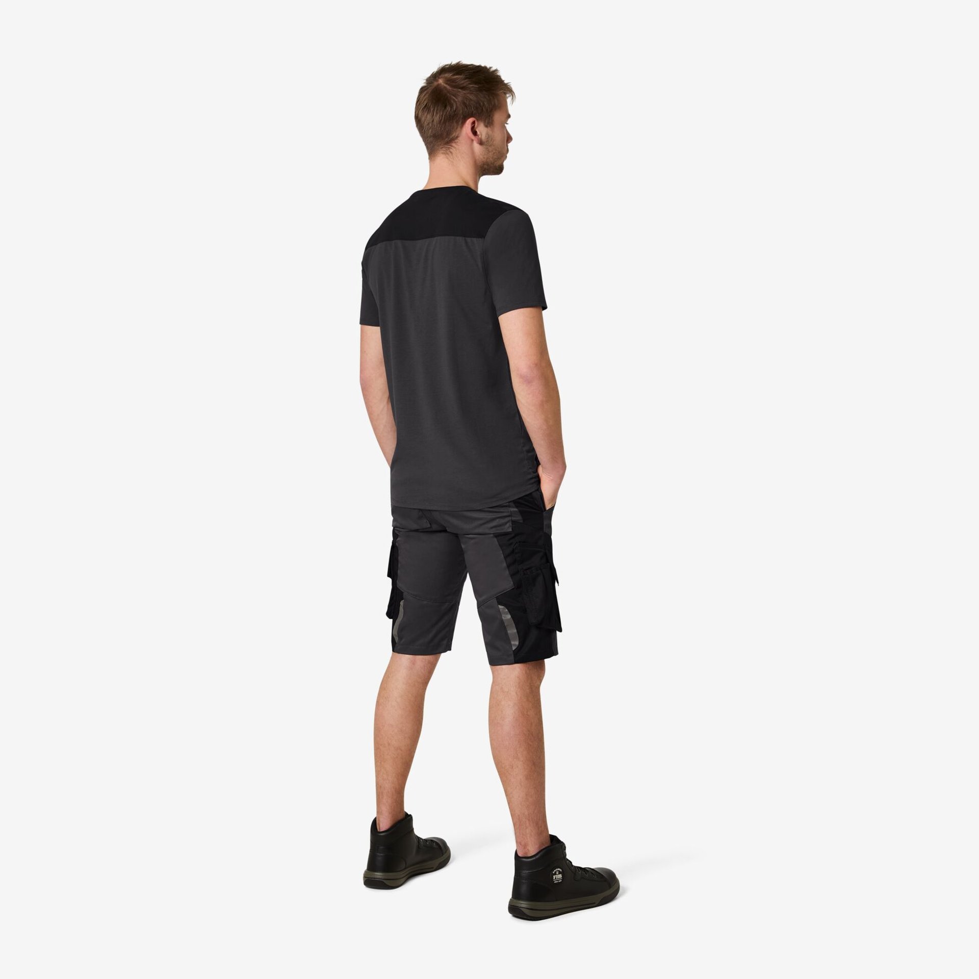 KNUT T-Shirt Herren anthrazit-schwarz 5XL
