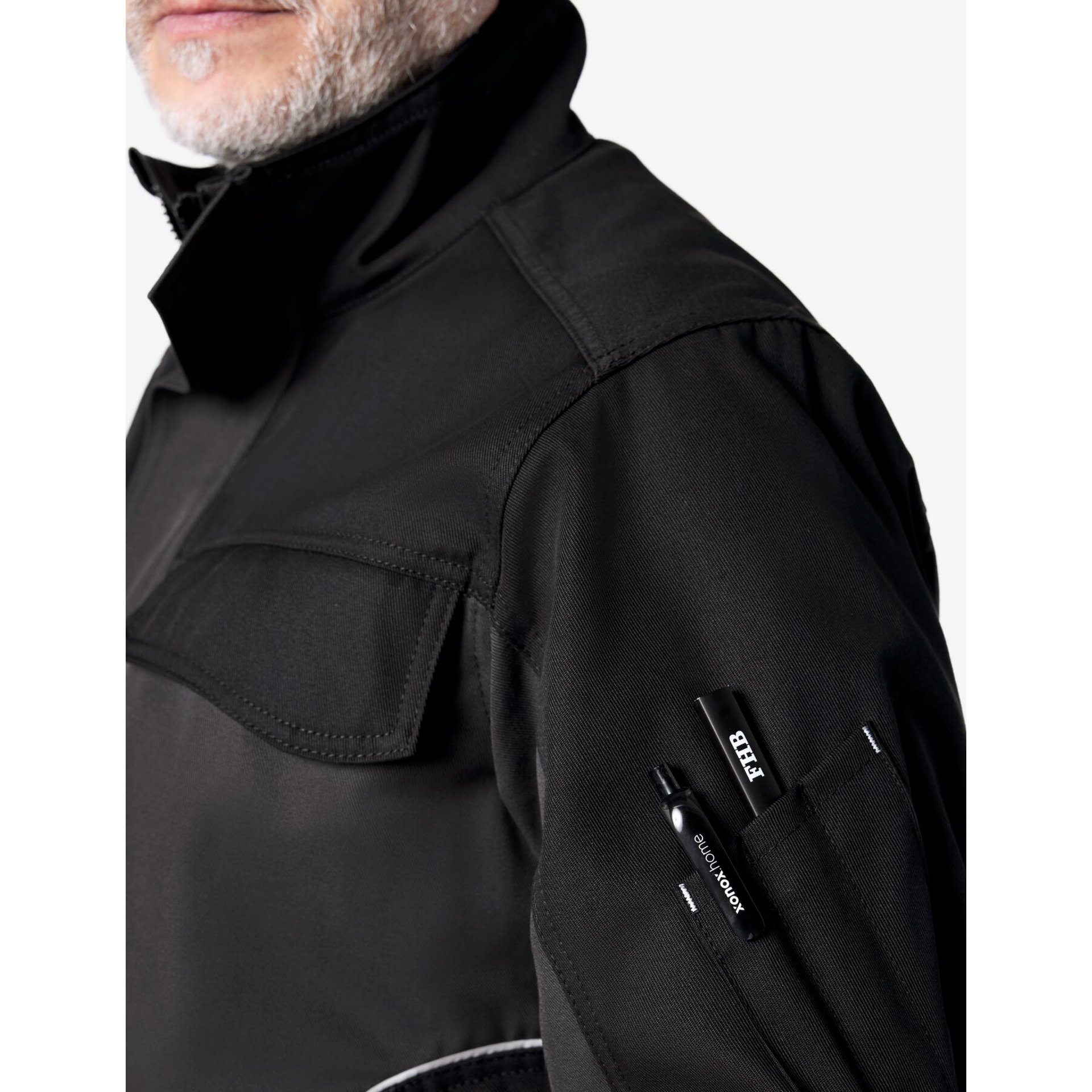 ERNST Arbeitsjacke anthrazit-schwarz M