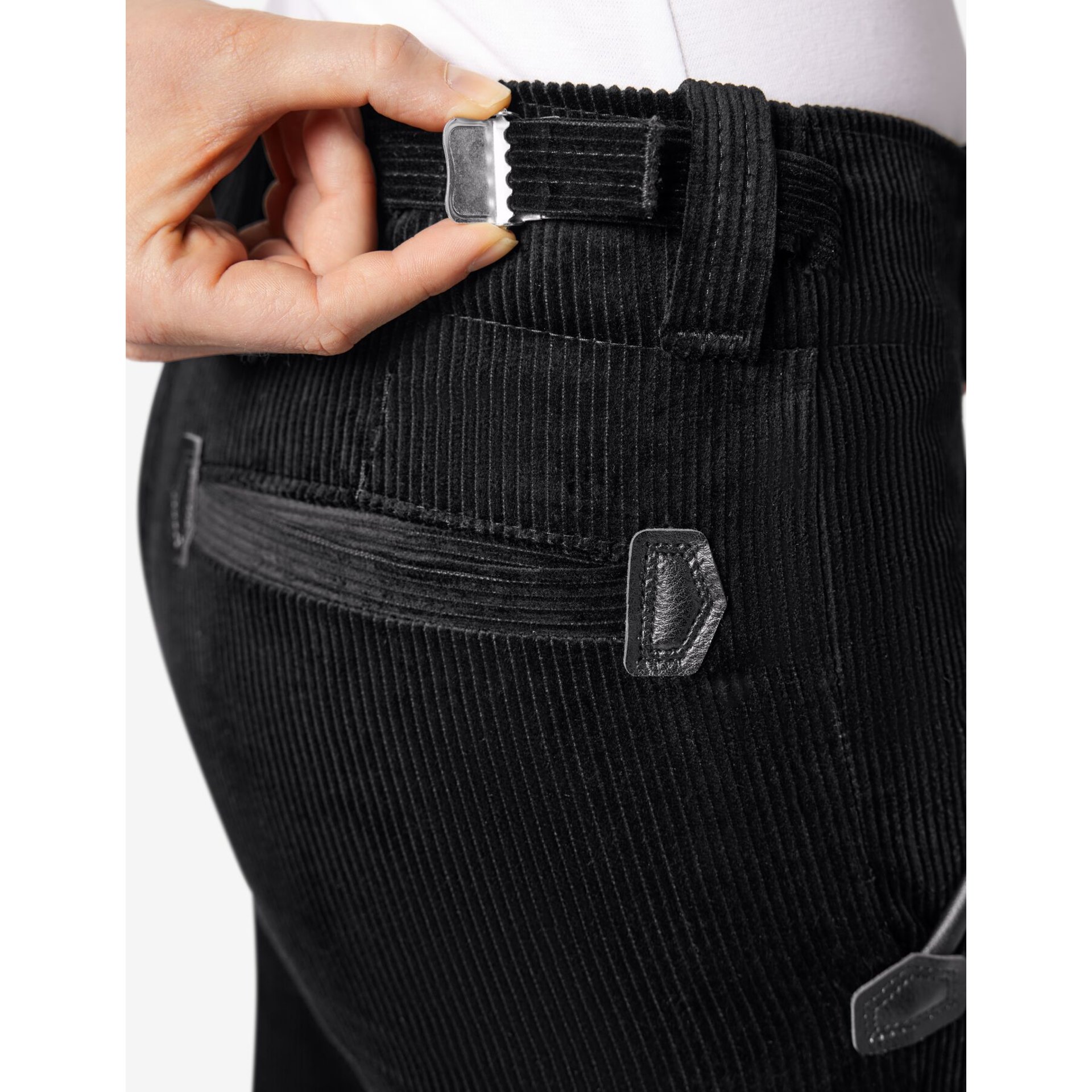 PAULINE Zunfthose Genuacord schwarz 44