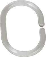 Duschvorhang-Ringe transparent, 12-er Set Duschvorhang-Ringe transparent, 12-er Set