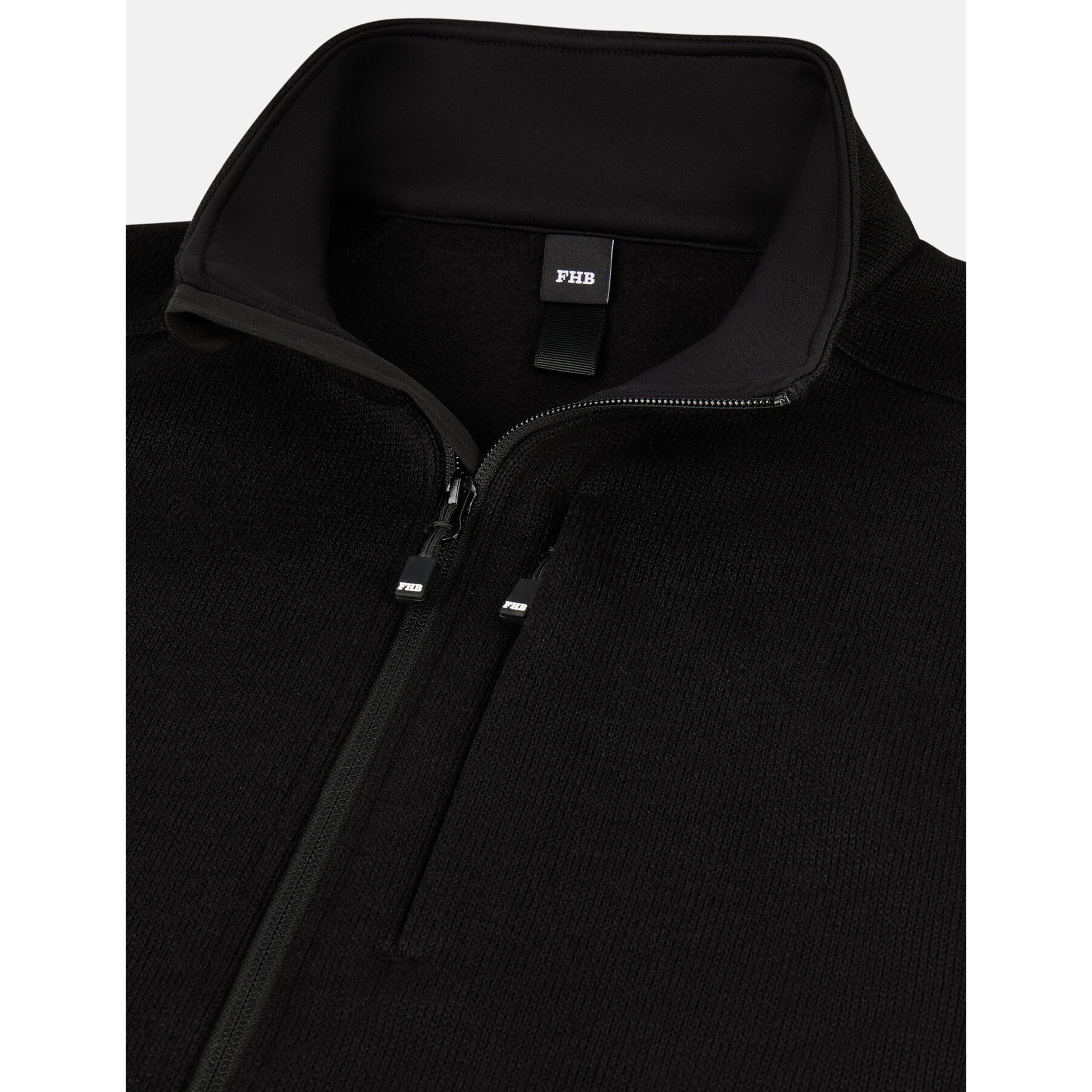 ELSA Strick-Fleece-Weste schwarz S