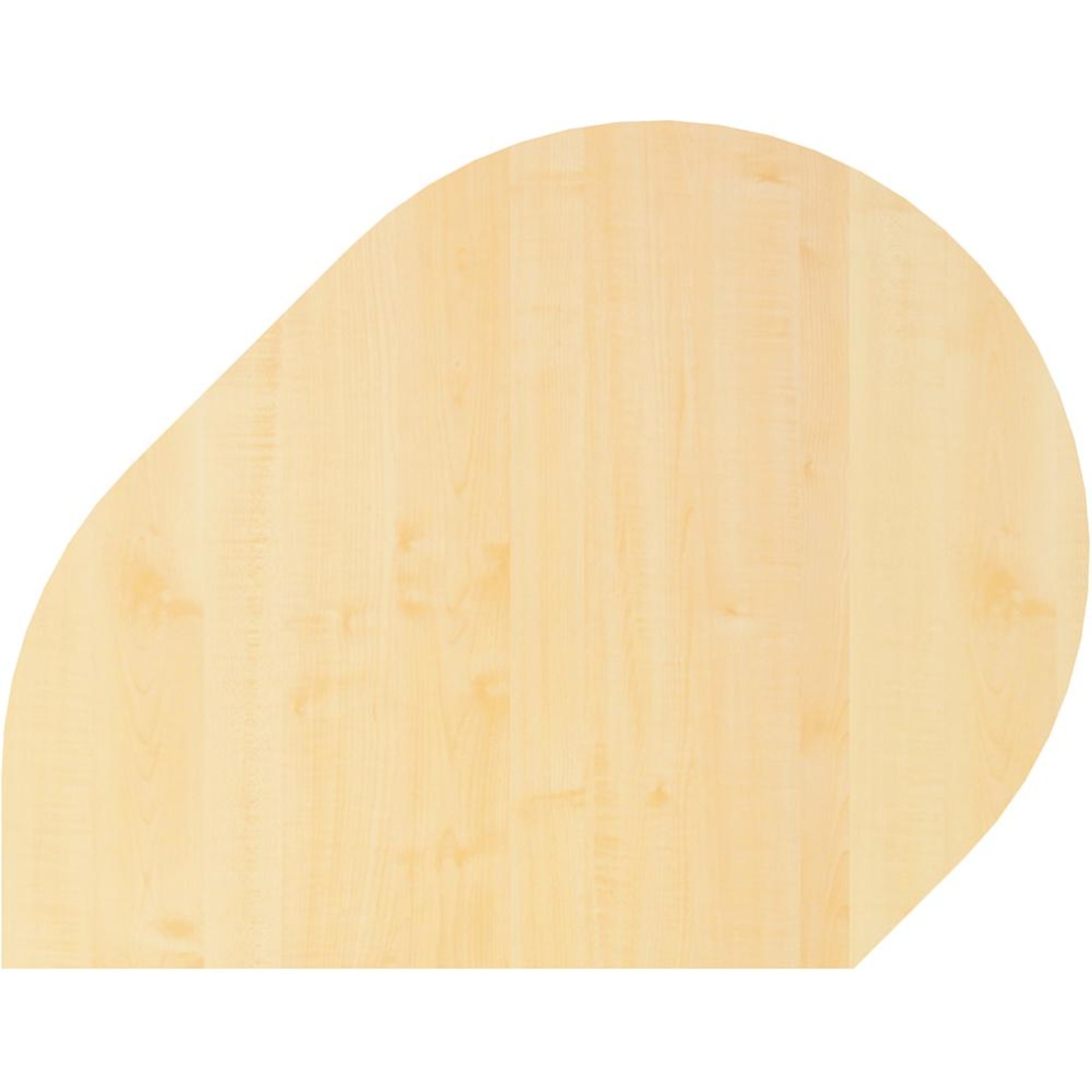 Anbautisch Ahorn/silber 80x103xcm