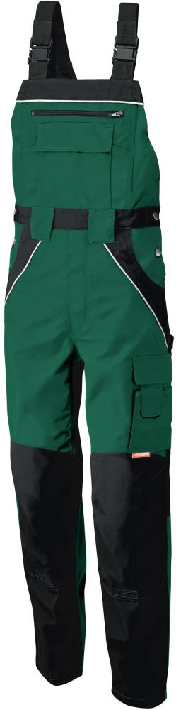Planam Latzhose 2525 grün/schwarz Größe 52