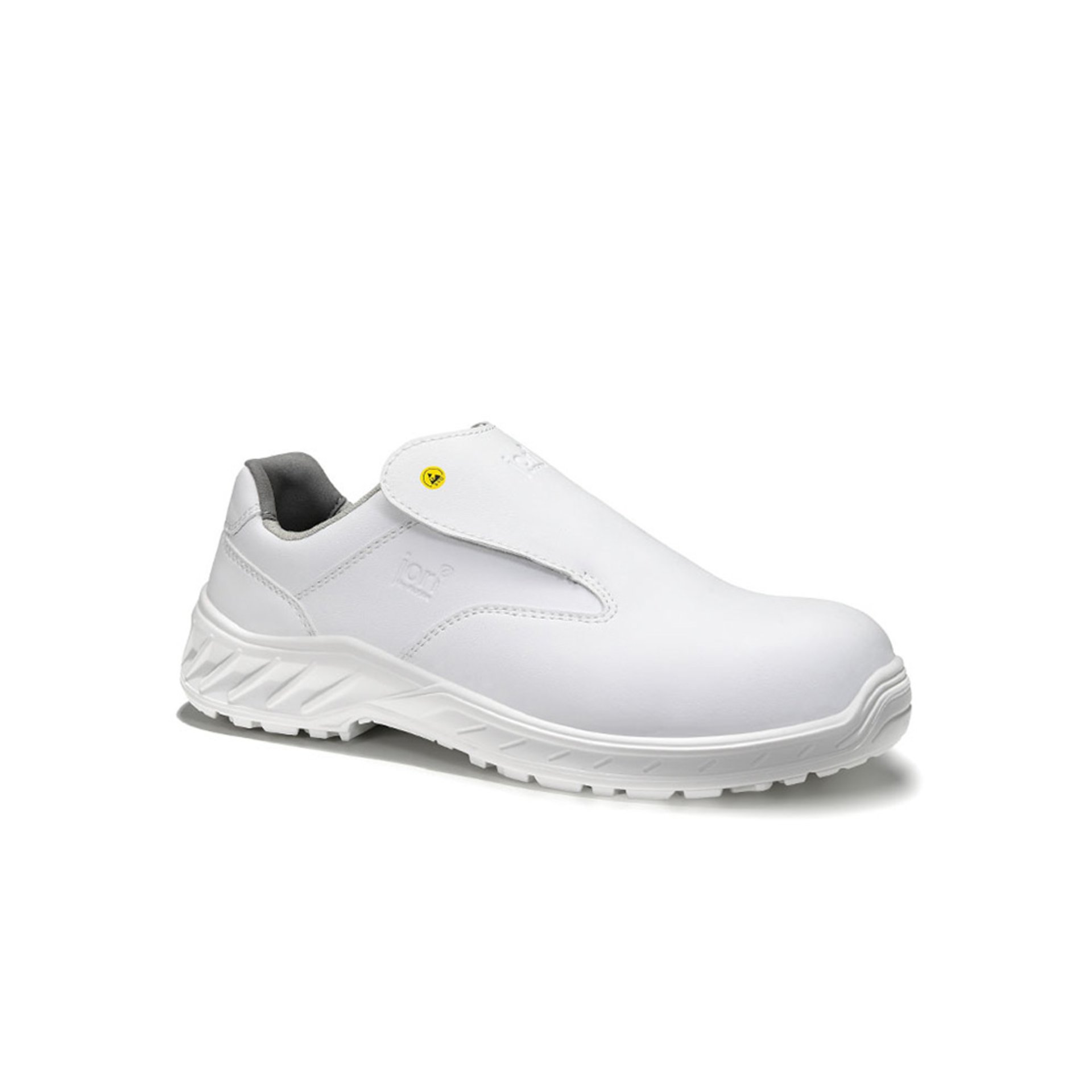 Sicherheitshalbschuh jo_CLEAN Slipper white Low ESD S3S, Gr. 42