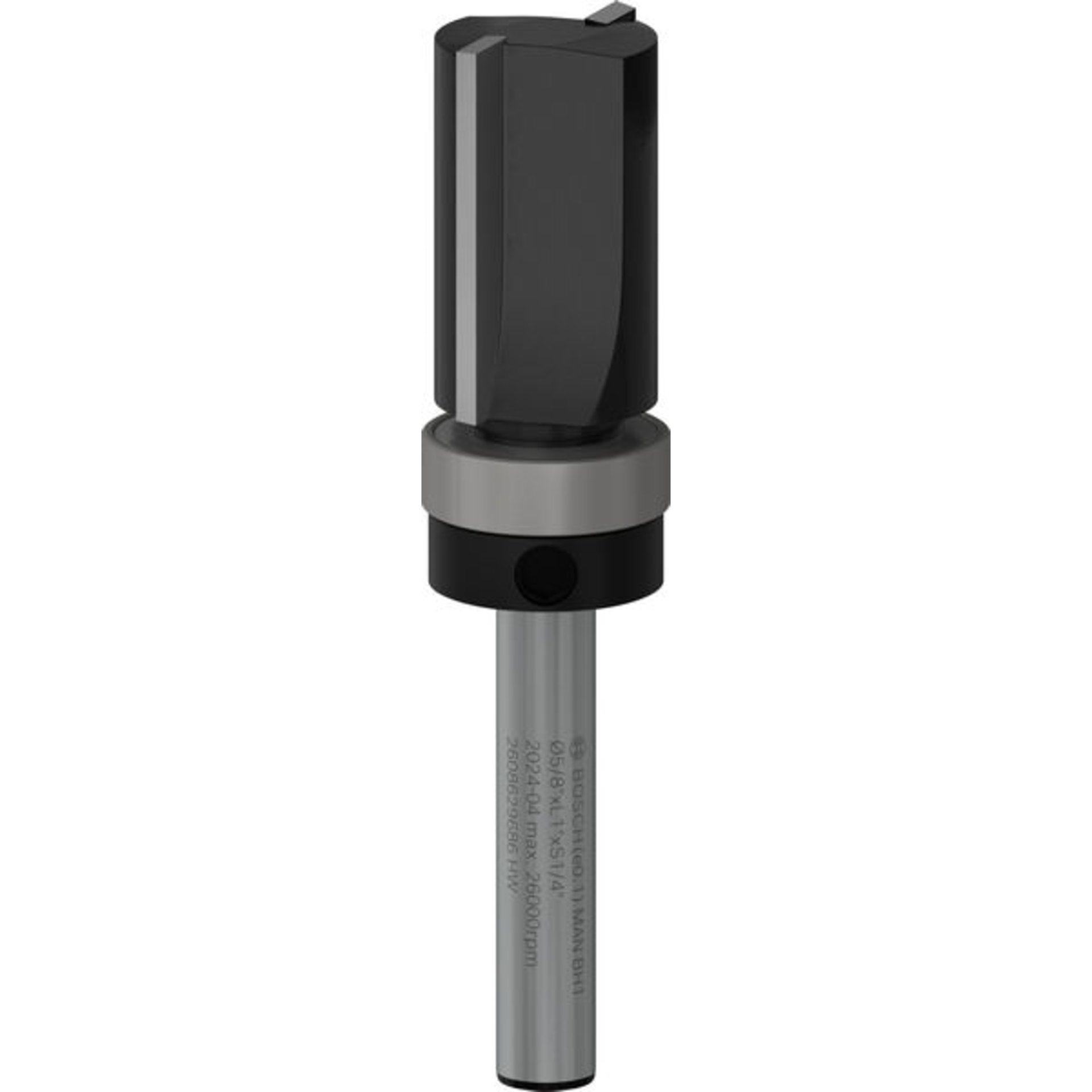 PRO Bündigfräser, obenliegendes Führungskugellager, Ø 5/8" x L 1", Schaft 1/4"