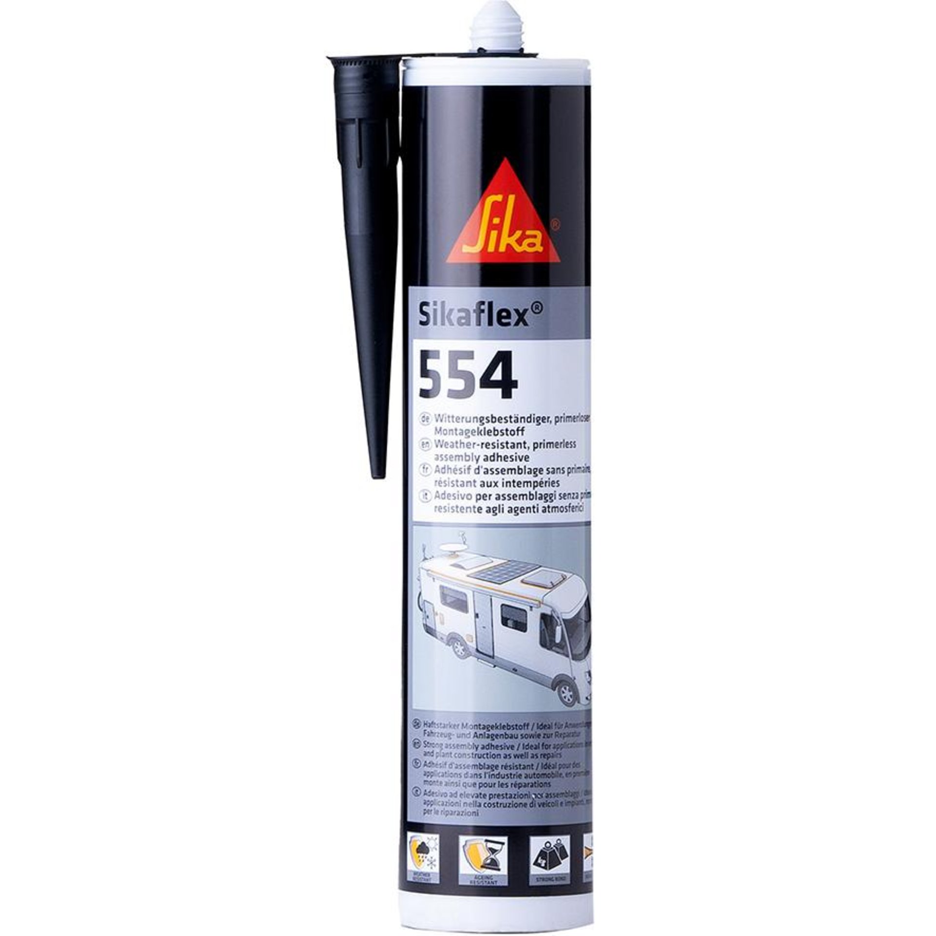 Sikaflex-554 300 ml Kartusche schwarz