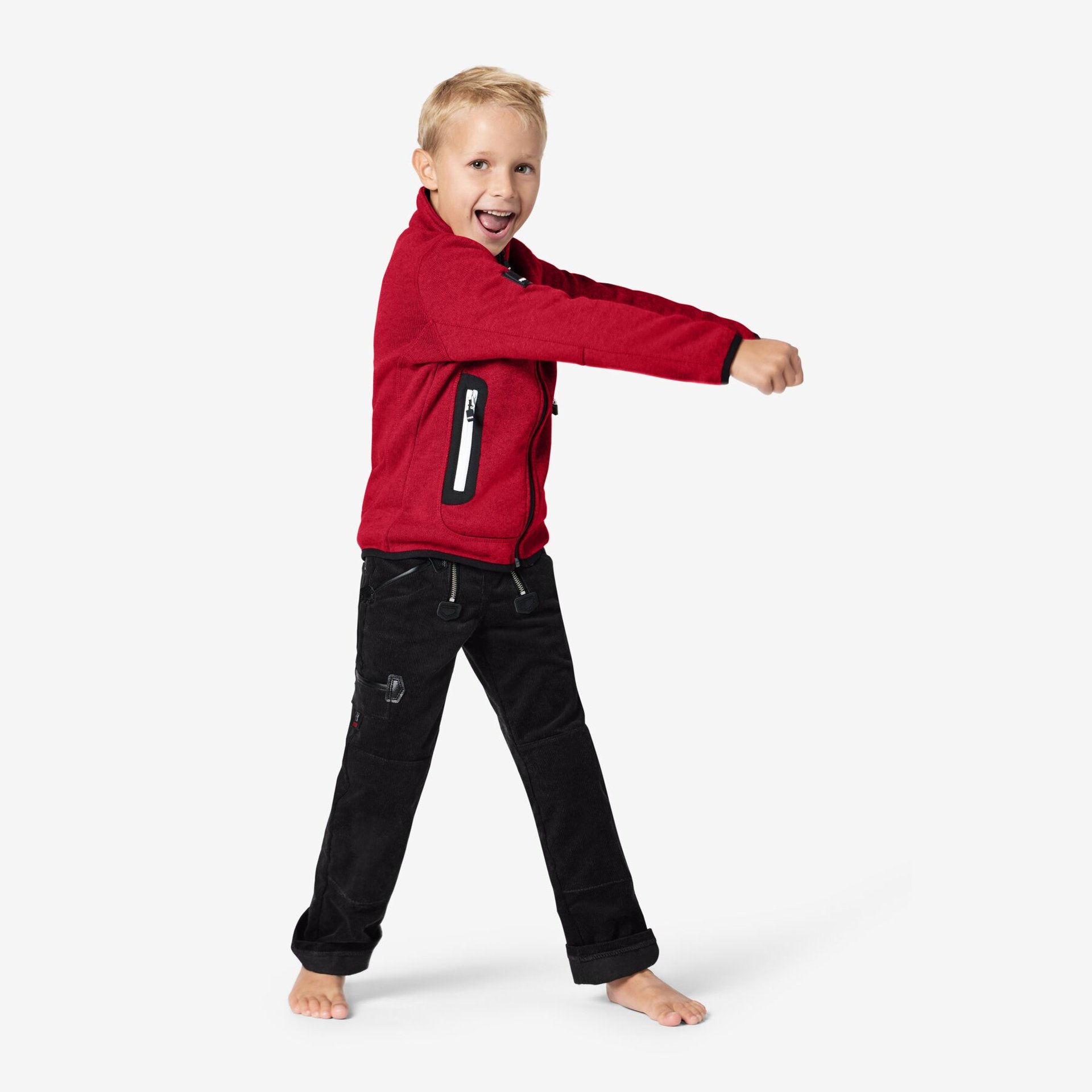 AUGUST Kinder-Zunfthose Zwirn-Feincord schwarz 164