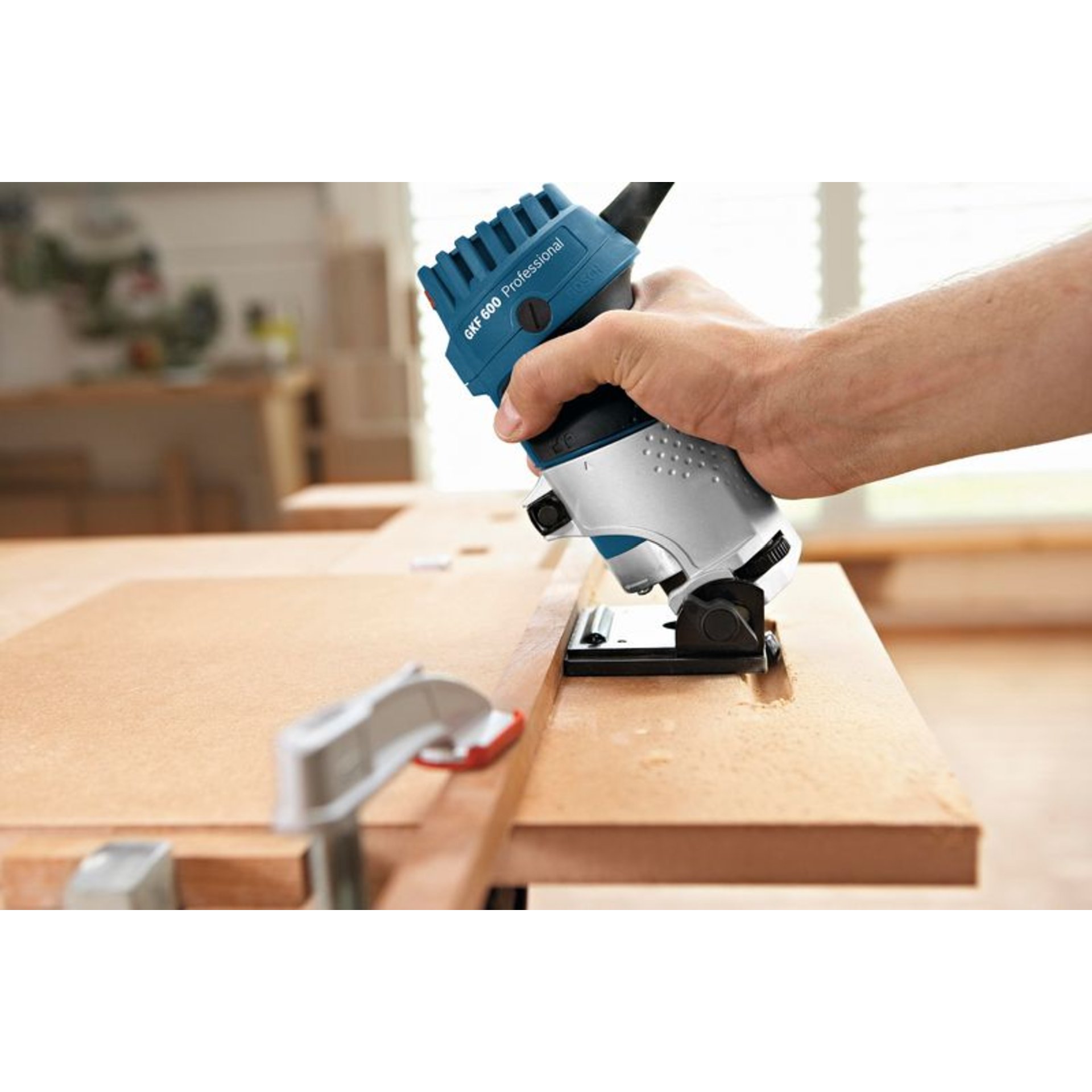 Kantenfräse GKF 600 im Handwerkerkoffer