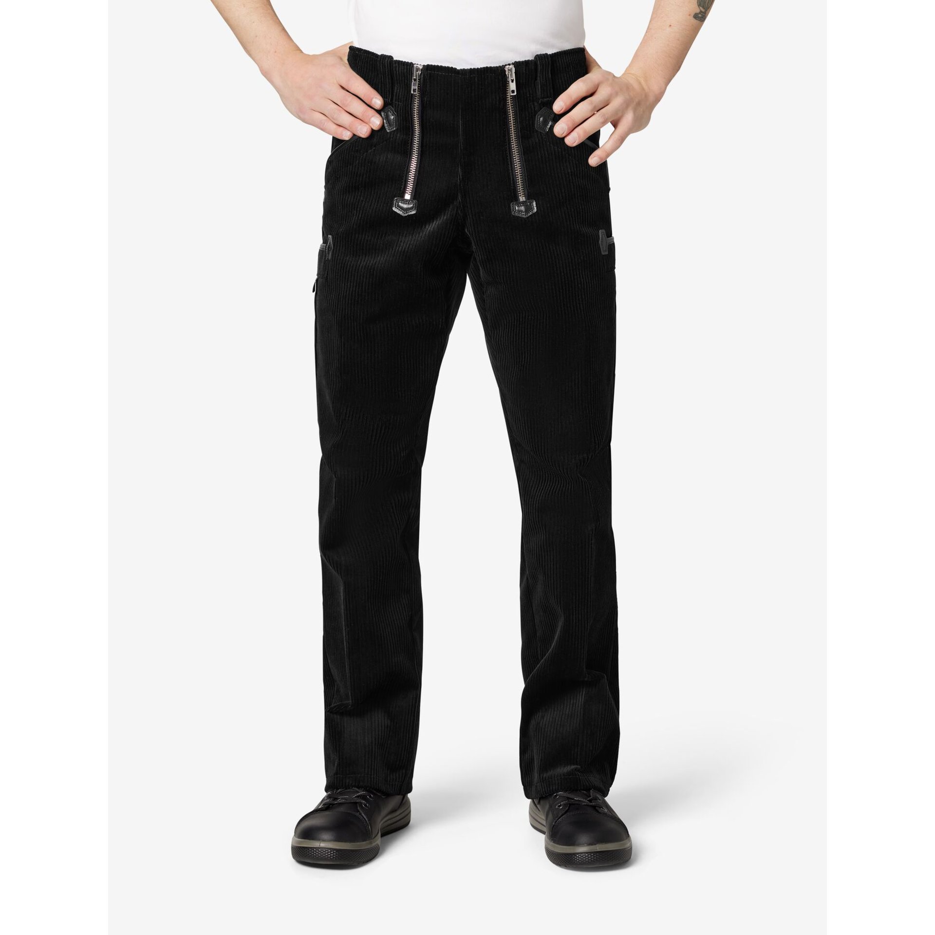 PAUL Zunfthose Trenkercord schwarz 25