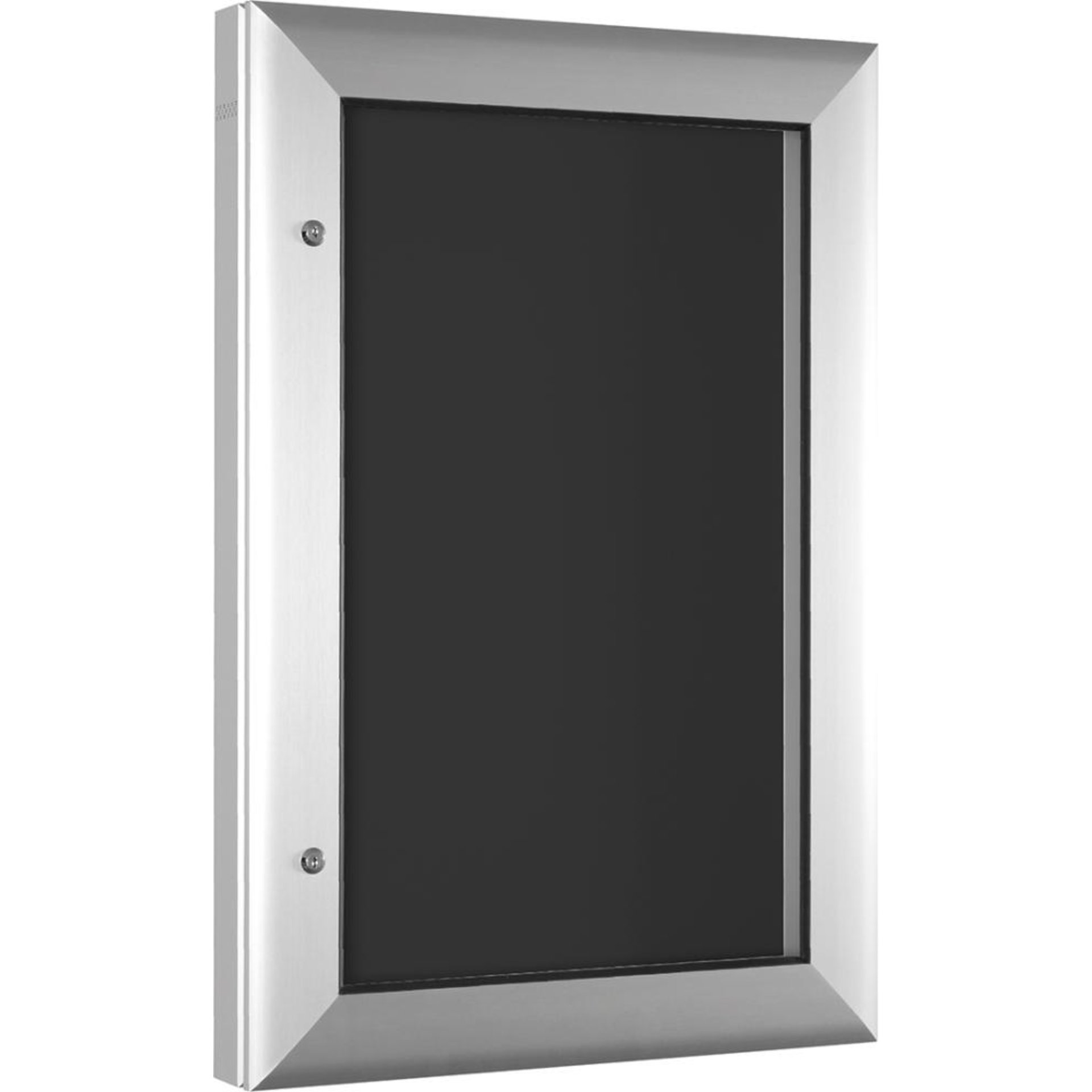 Schaukasten B807xT80xH547 mm 1x3 = 3 Blatt DIN A4 anthrazite Rückwand