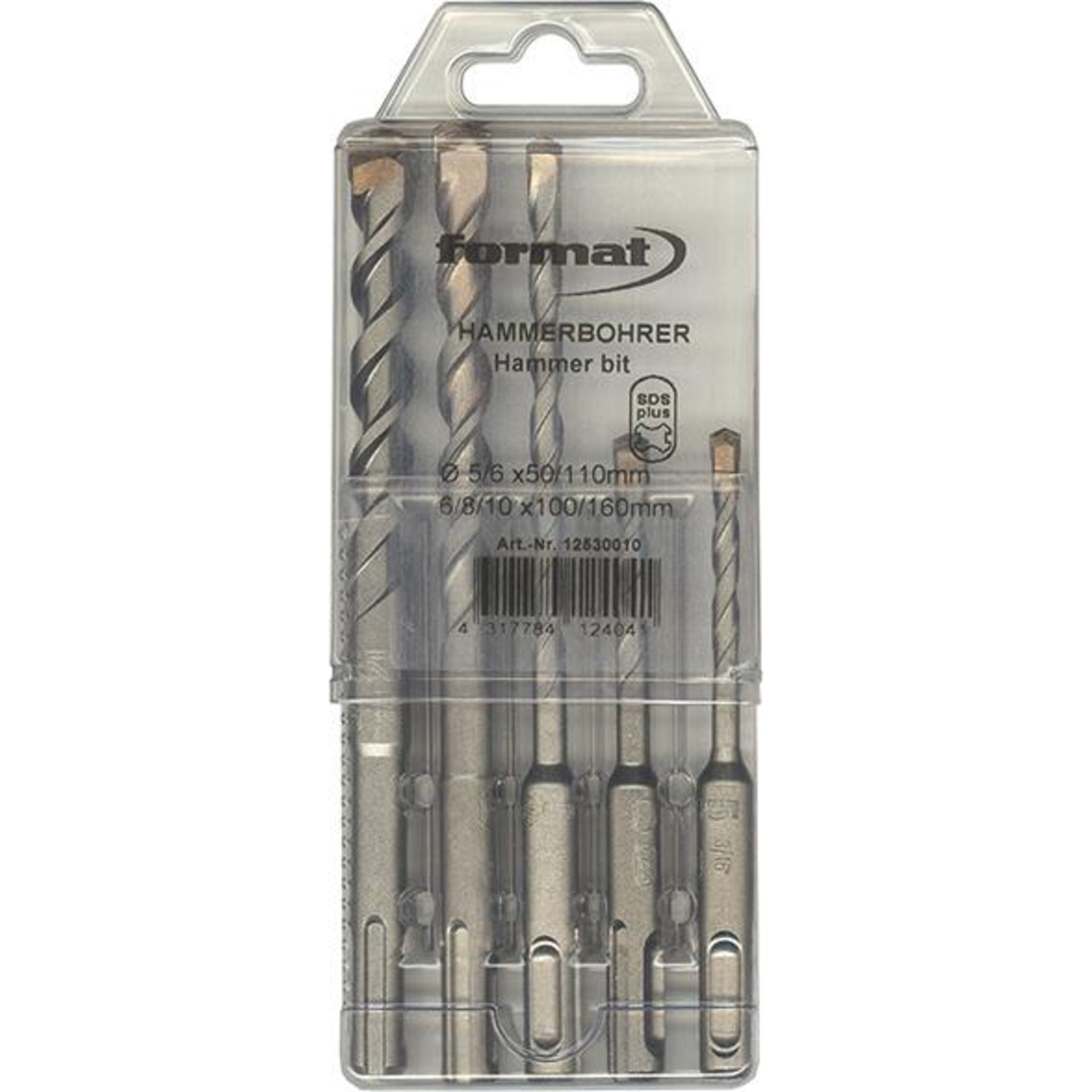 Bohrer SDS-plus 5-teilig FORMAT