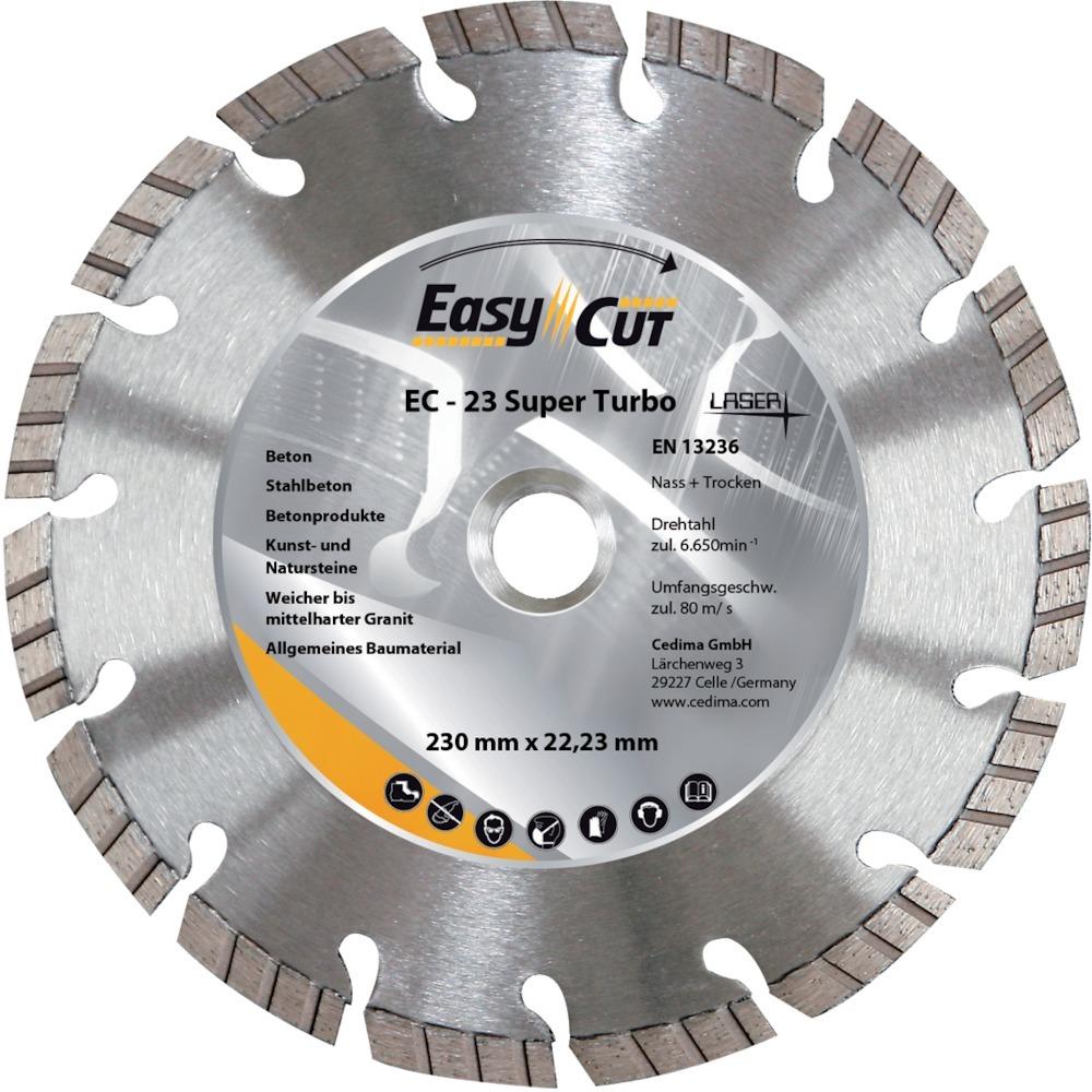 Cedima Trennscheibe Diamant EC-23 115x2,1x10x22,23mm Cedima Trennscheibe Diamant EC-23 115x2,1x10x22,23mm