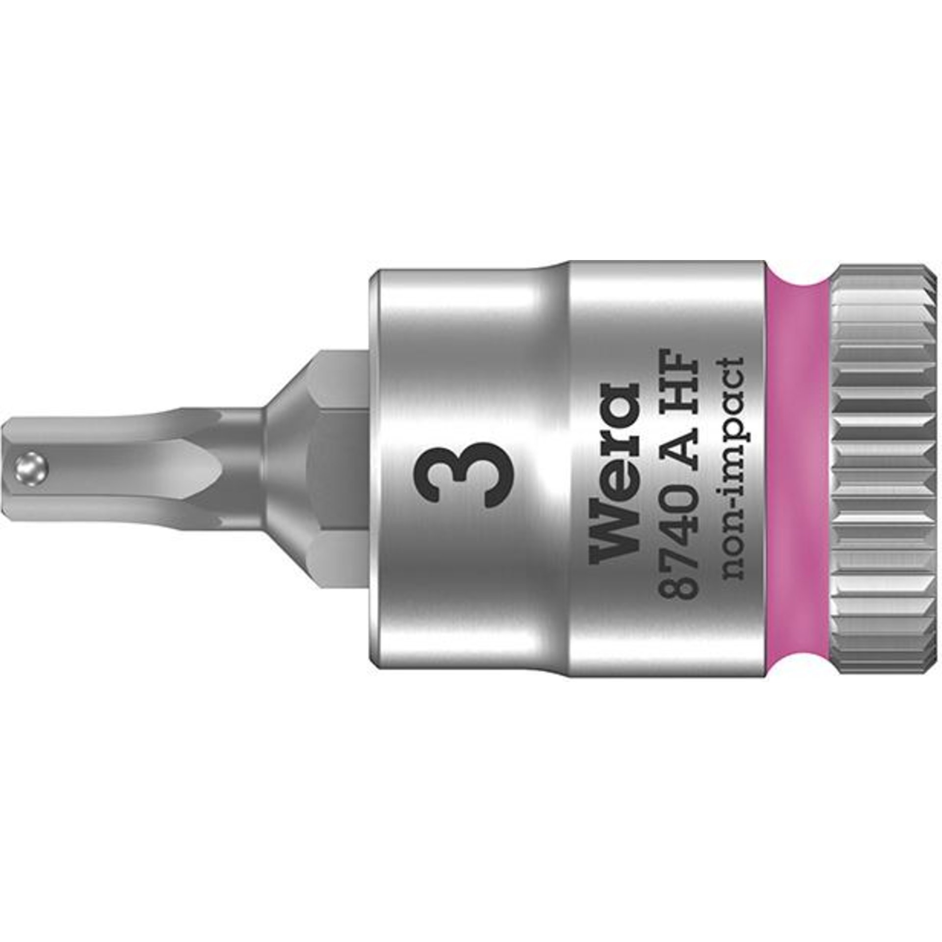 Schraubendrehereinsatz 1/4" Innensechskant mit Haltefunktion 3x28mm Wera