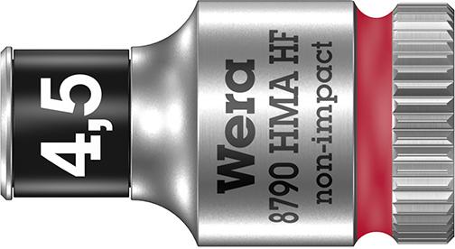 Wera Steckschlüsseleinsatz mit Haltefunktion 6-kant lang 1/4" 4,5x mm