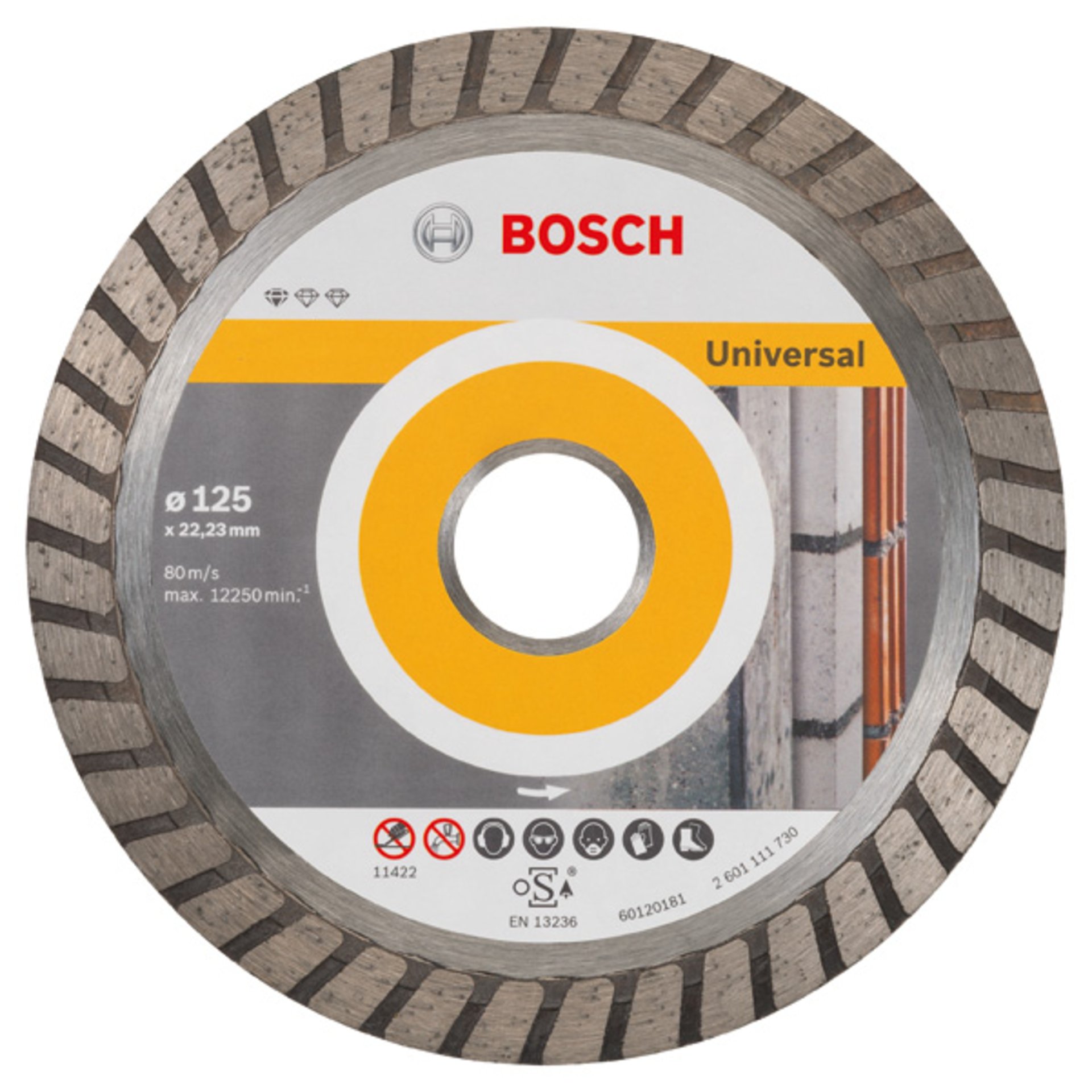 Diamanttrennscheibe Standard for Universal Turbo, 125x22,23x2x10 mm, 1er-Pack