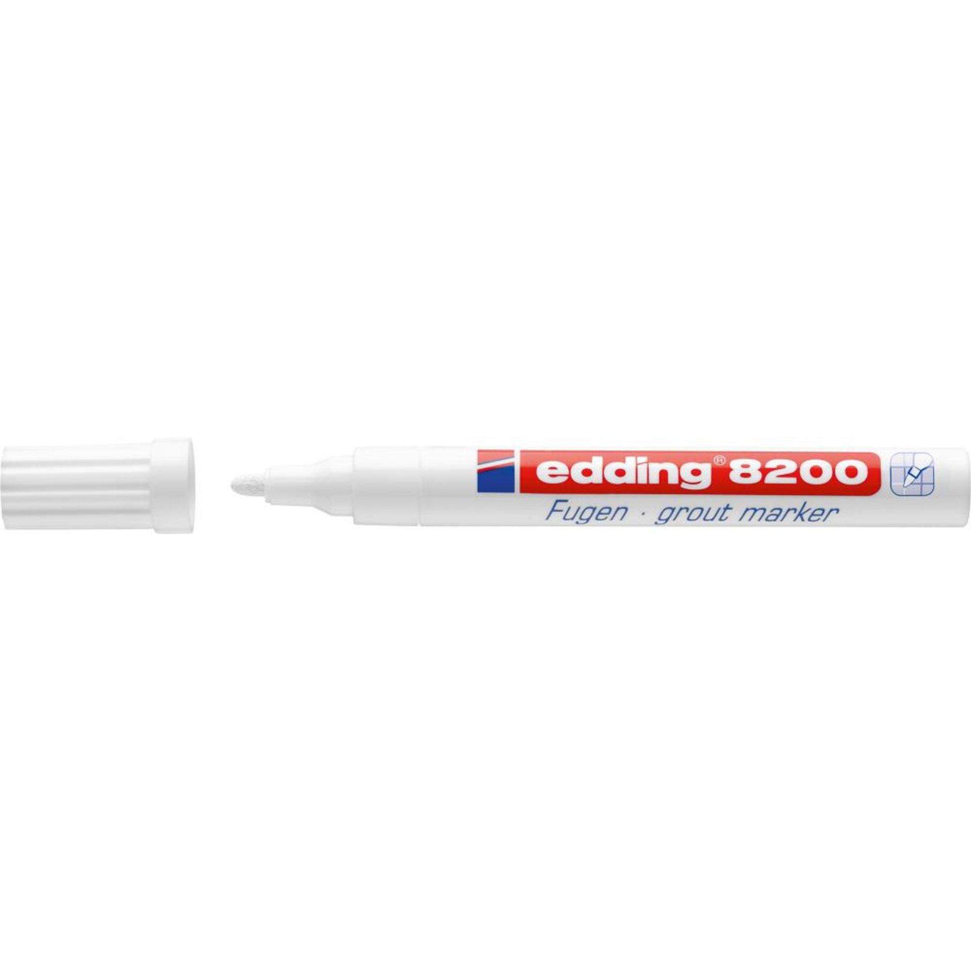 Fugenmarker 8200 weiß 2-4mm Edding