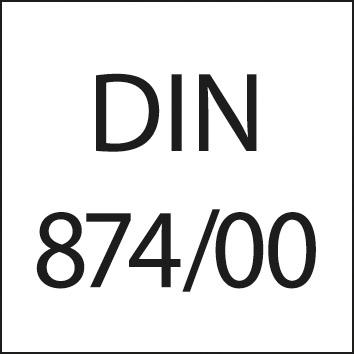 Format Haarlineal DIN874/00 VA 75mm