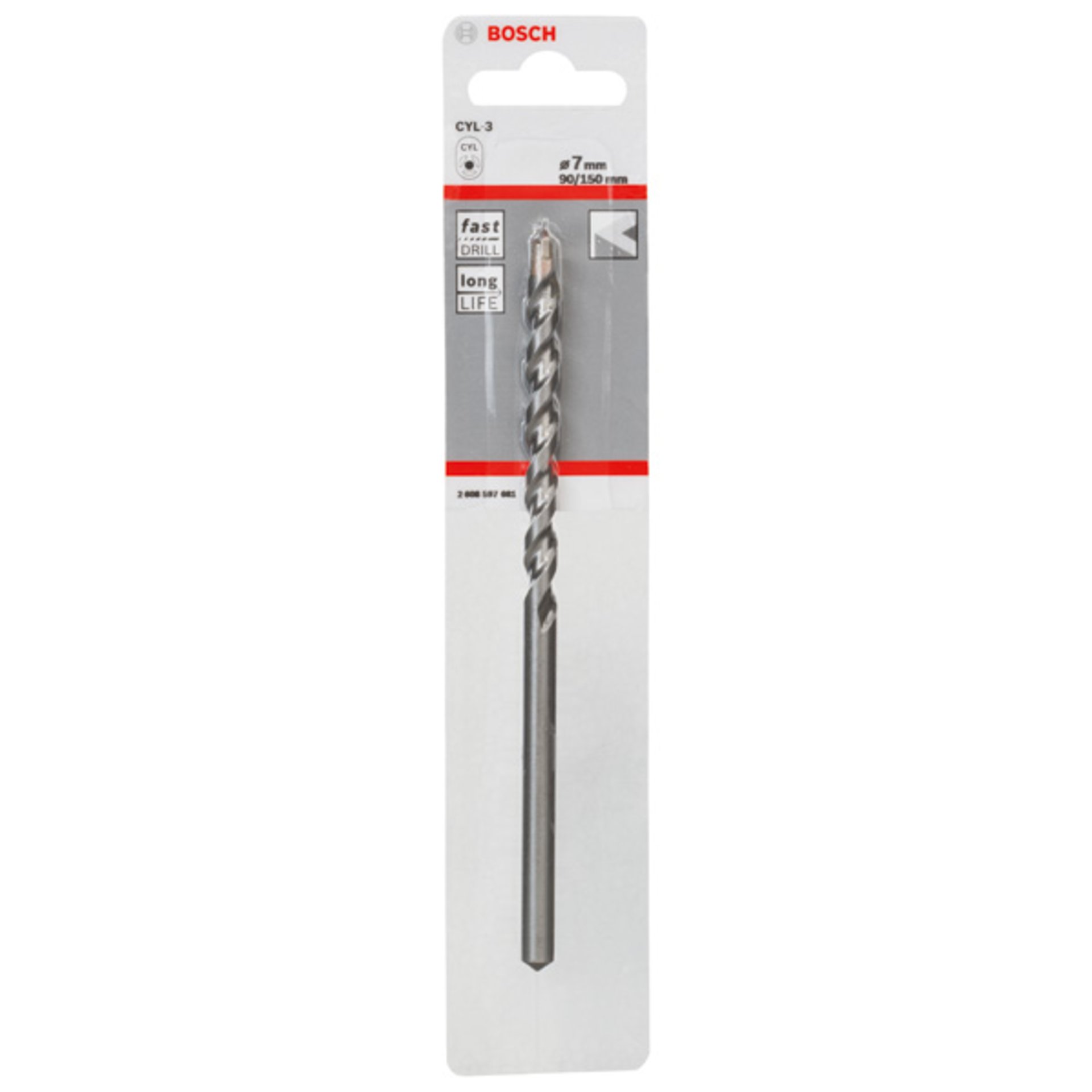 Betonbohrer CYL-3, 7 x 90 x 150 mm, d 6,5 mm, 1er-Pack