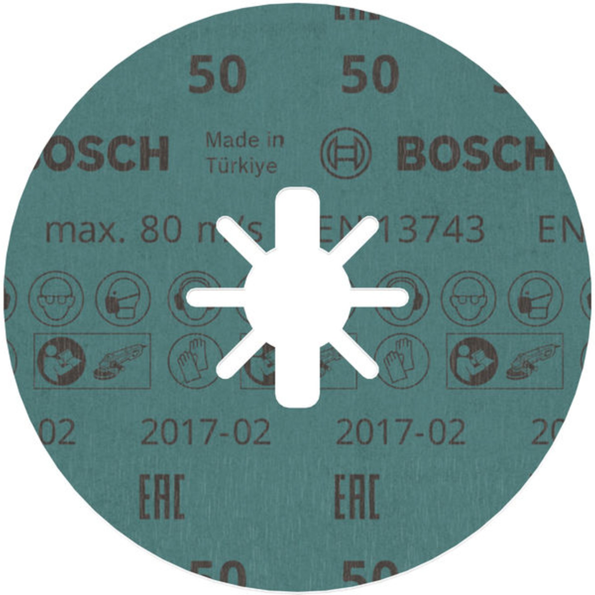 PRO R780 X-Lock Fiberscheibe, 125 mm, K50
