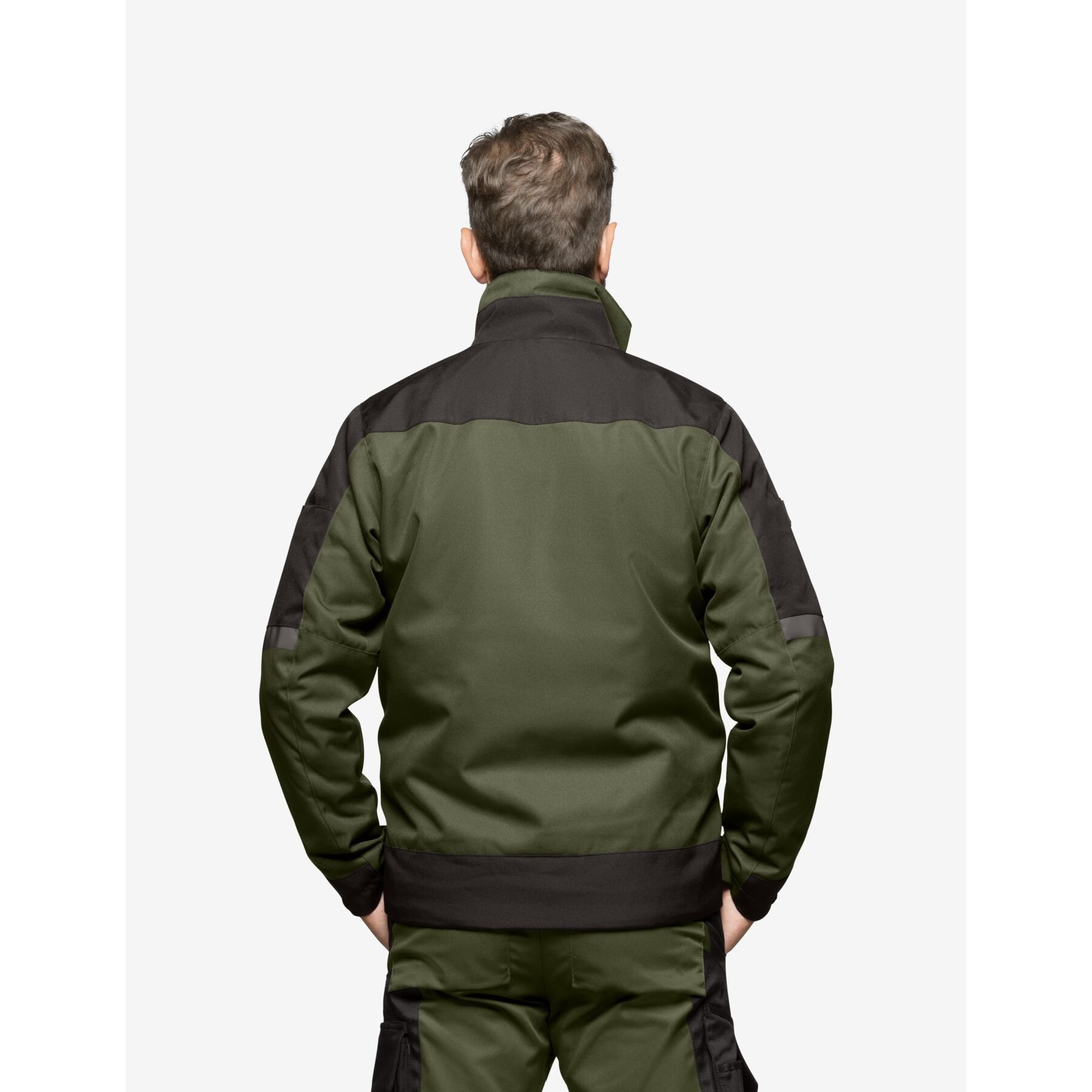 LARS Arbeitsjacke oliv-schwarz M