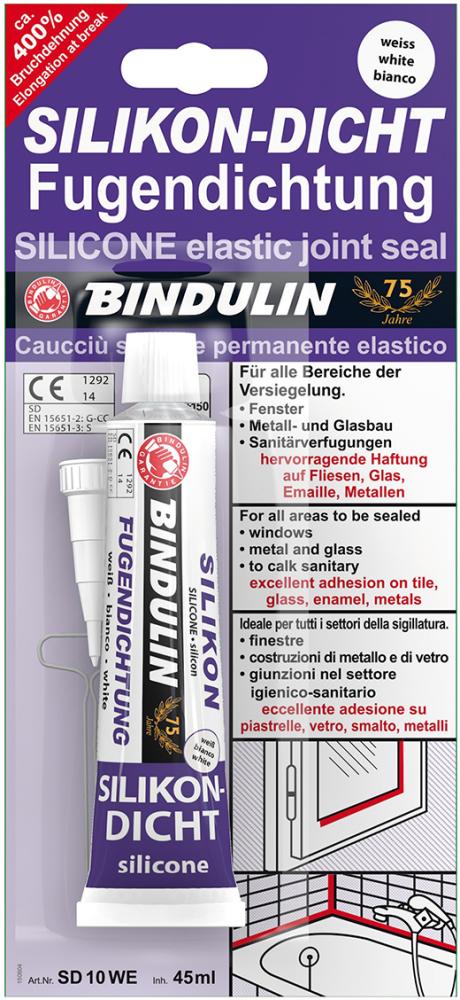 Bindulin Silicon-Dicht 45ml weiss SD10 WE