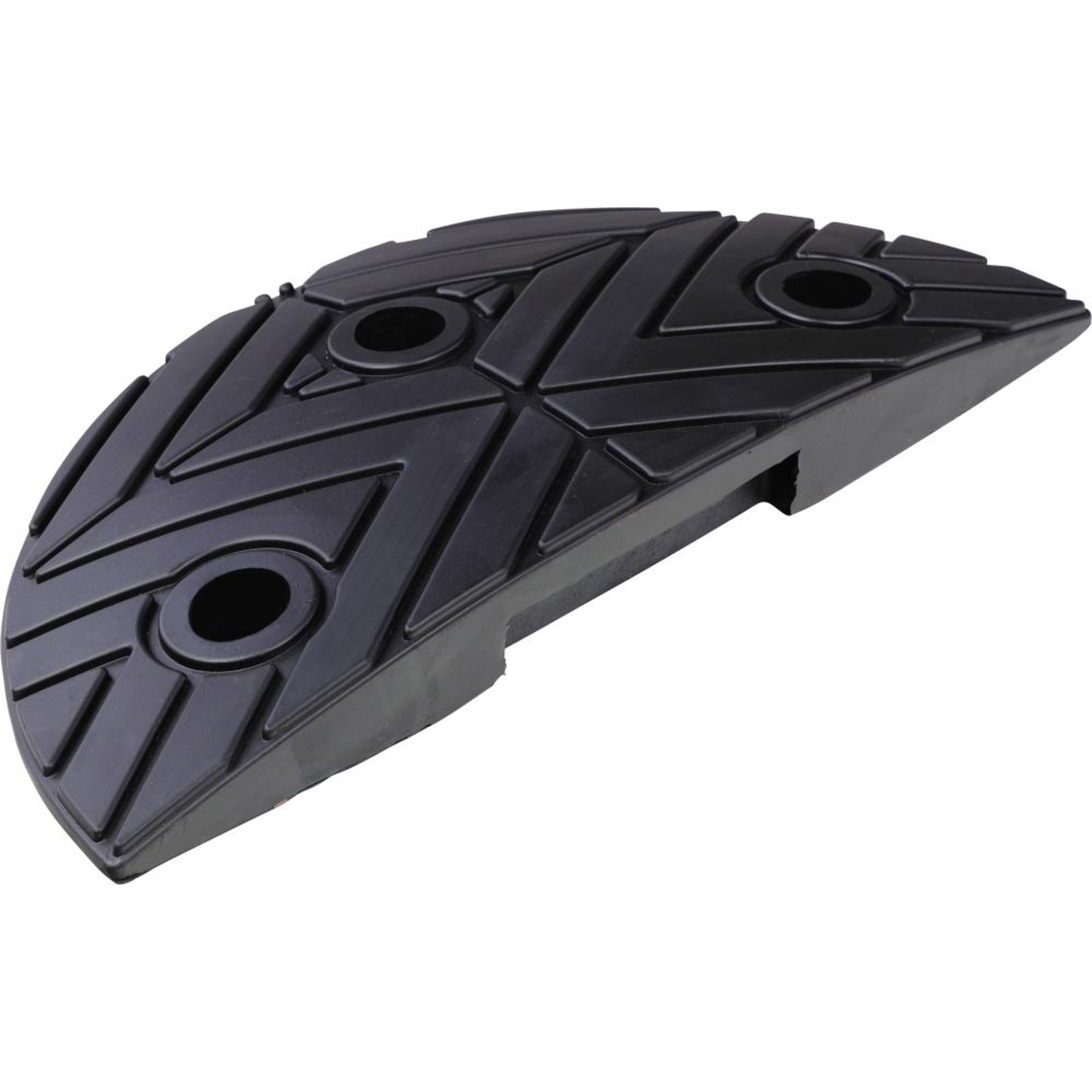 Fahrbahnschwelle Endstück schwarz B250xT420xH70 mm