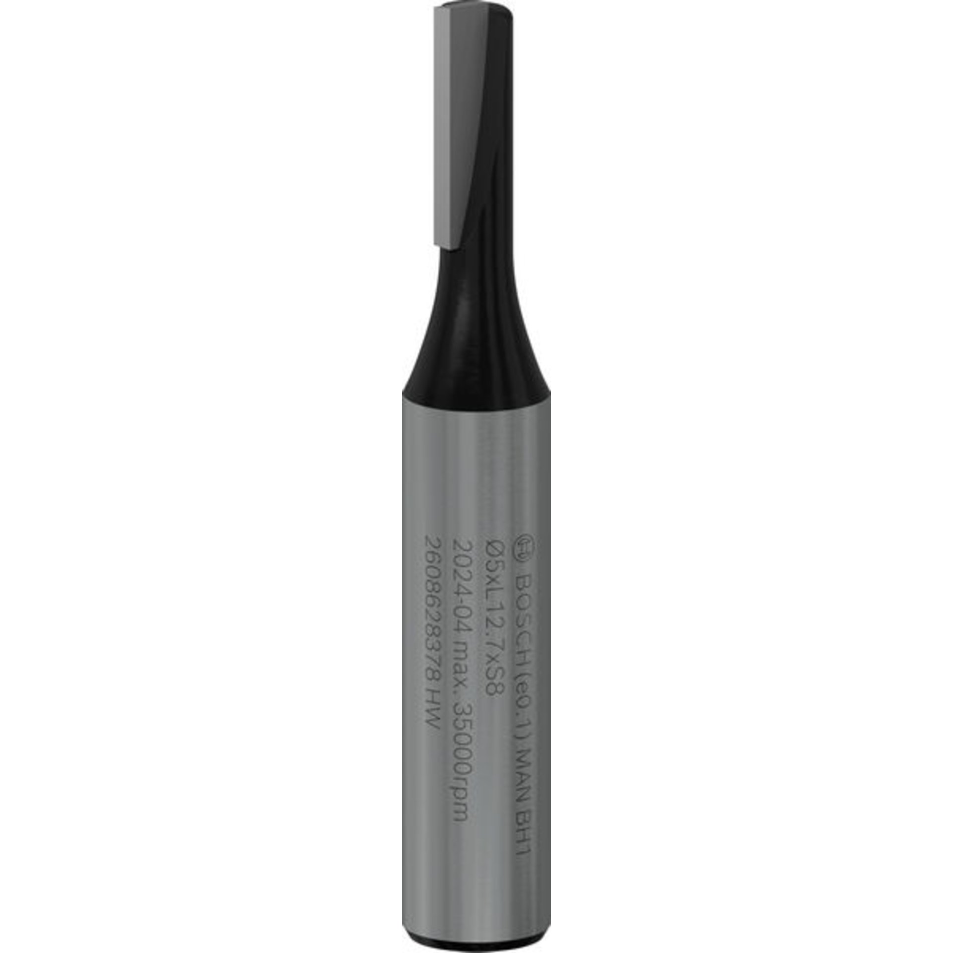 PRO Nutfräser, einschneidig, Ø 5 x L 12,7, Schaft 8 mm