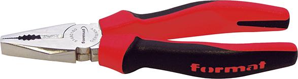 Format Kombinationszange DIN5244 mit 2-Komponenten-Griffen 160mm Format Kombinationszange DIN5244 mit 2-Komponenten-Griffen 160mm