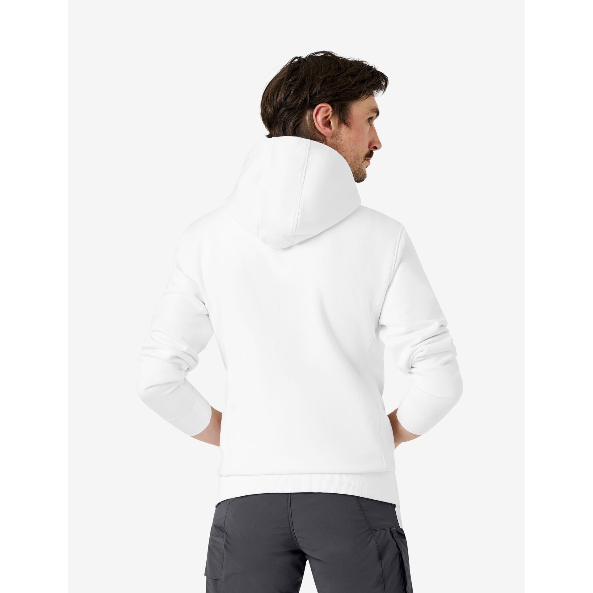 QUENTIN Hoodie-Jacke unisex weiß XL
