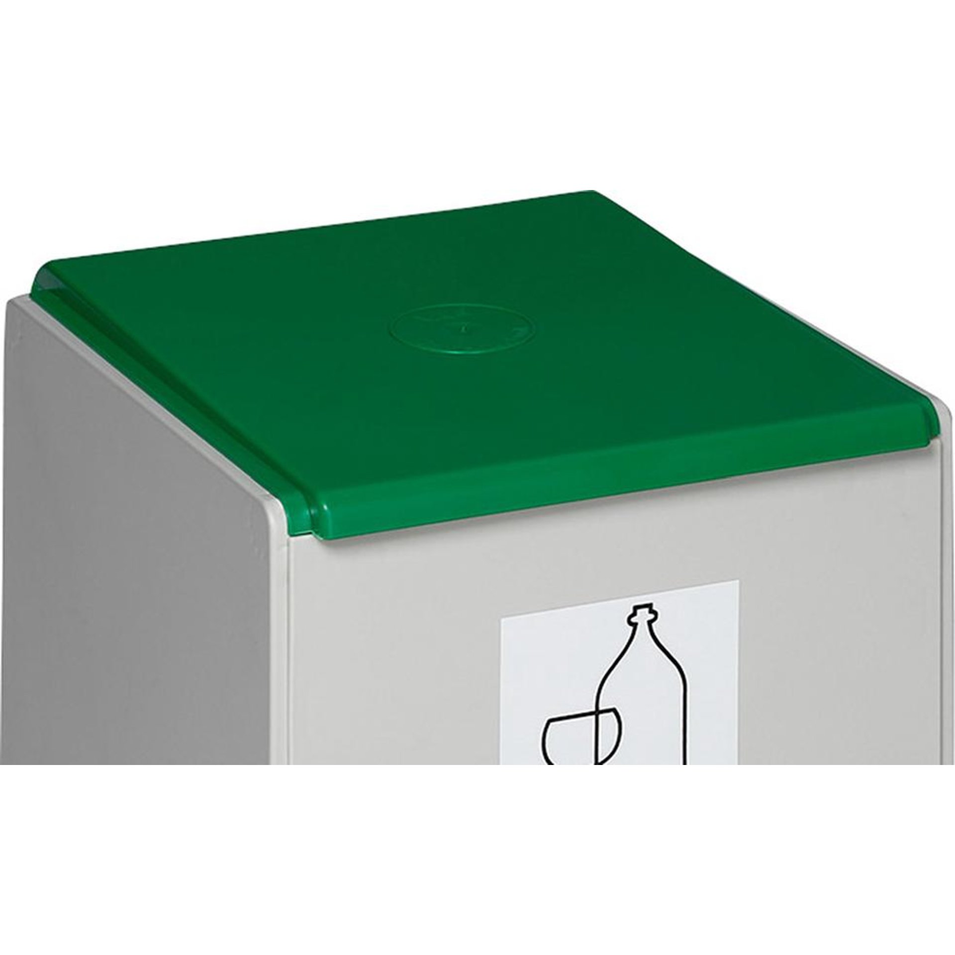 Deckel grün für Kunststoffcontainer 60 l