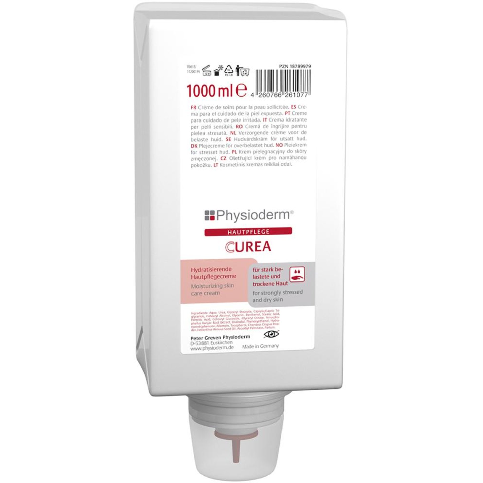 Hautpflegecreme Curea Neu1000 ml Faltflasche
