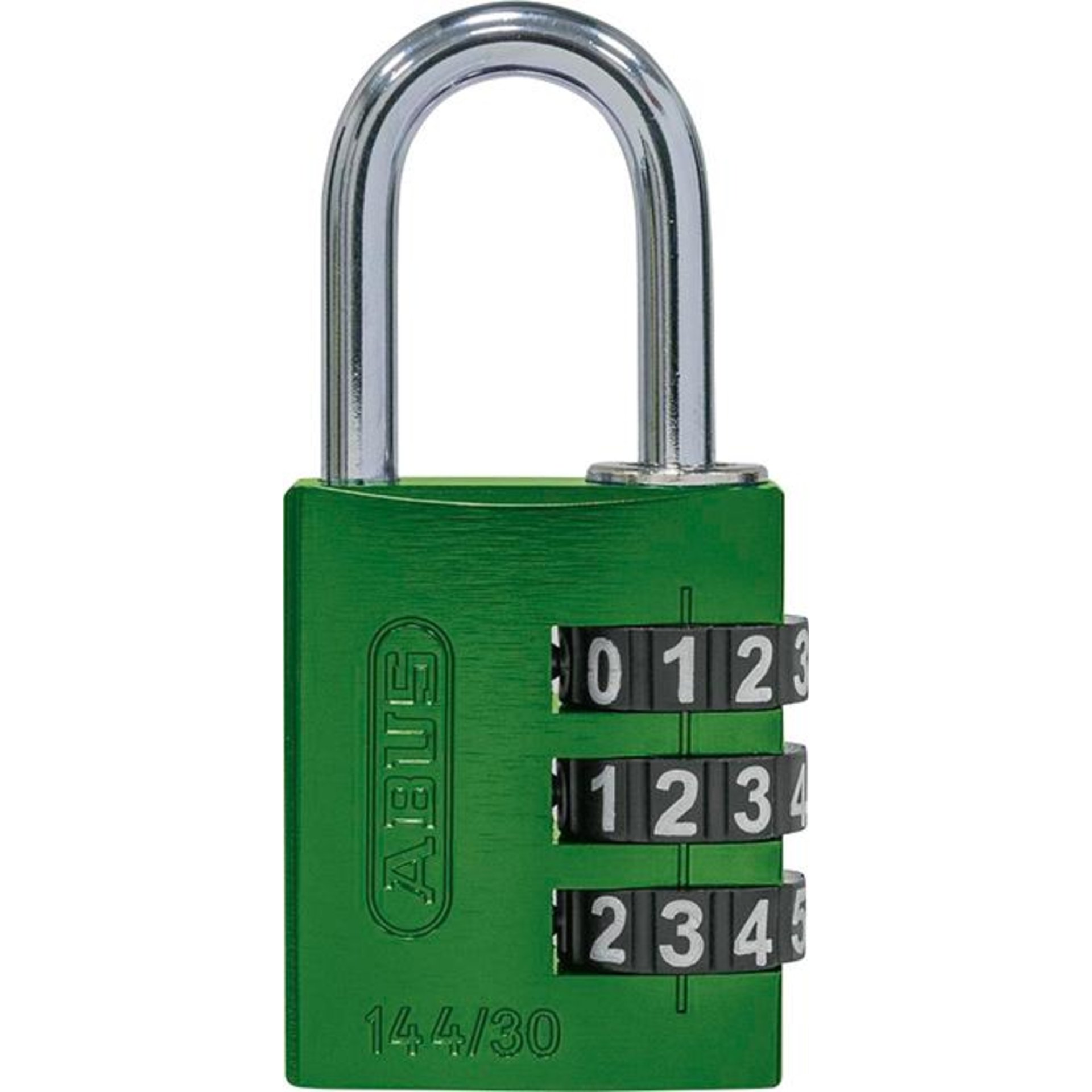 Zahlen-Hangschloss 144/30 grün Lock-Tag