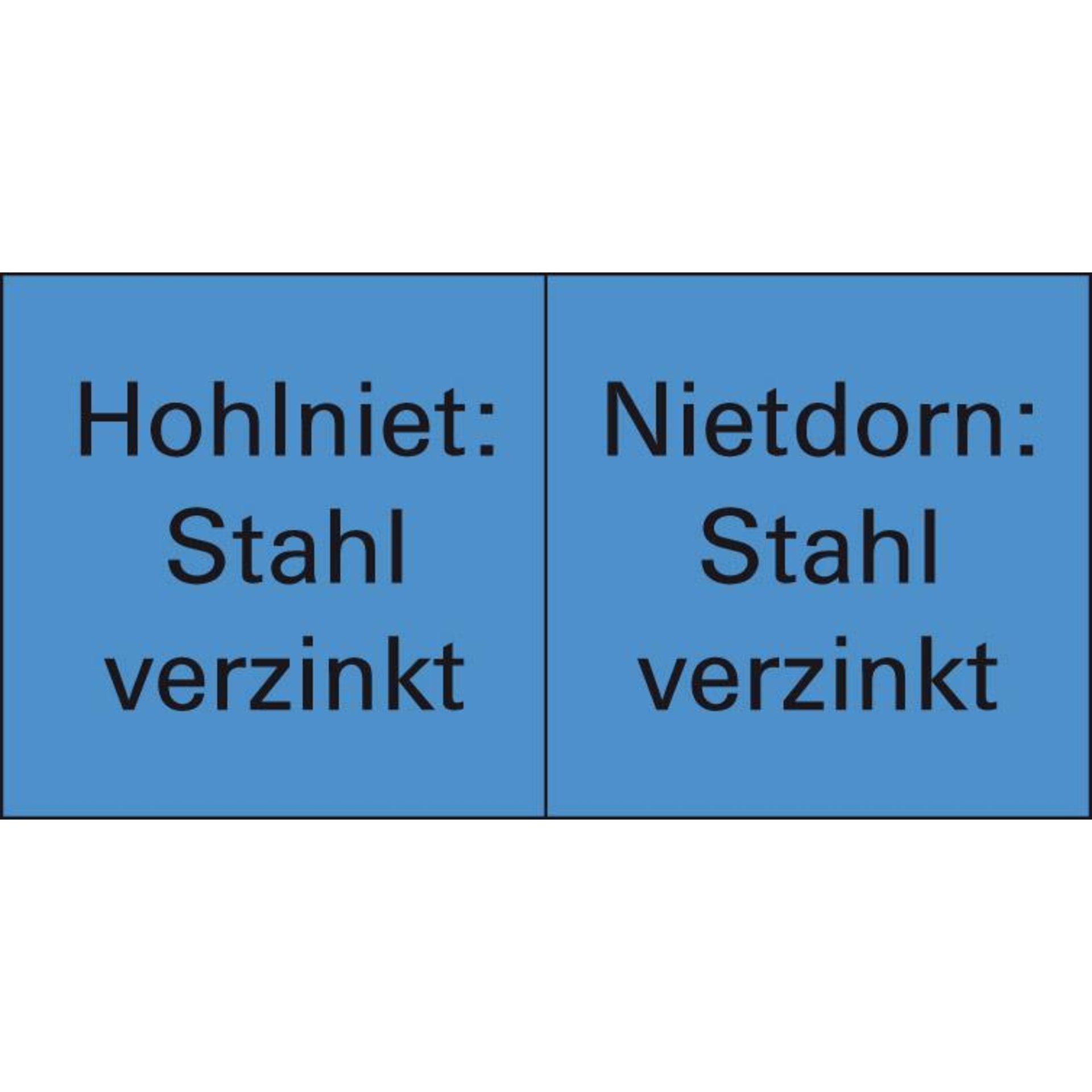 Blindniet Stahl / Stahl Flachrundkopf 3,0x 6 mm Goebel