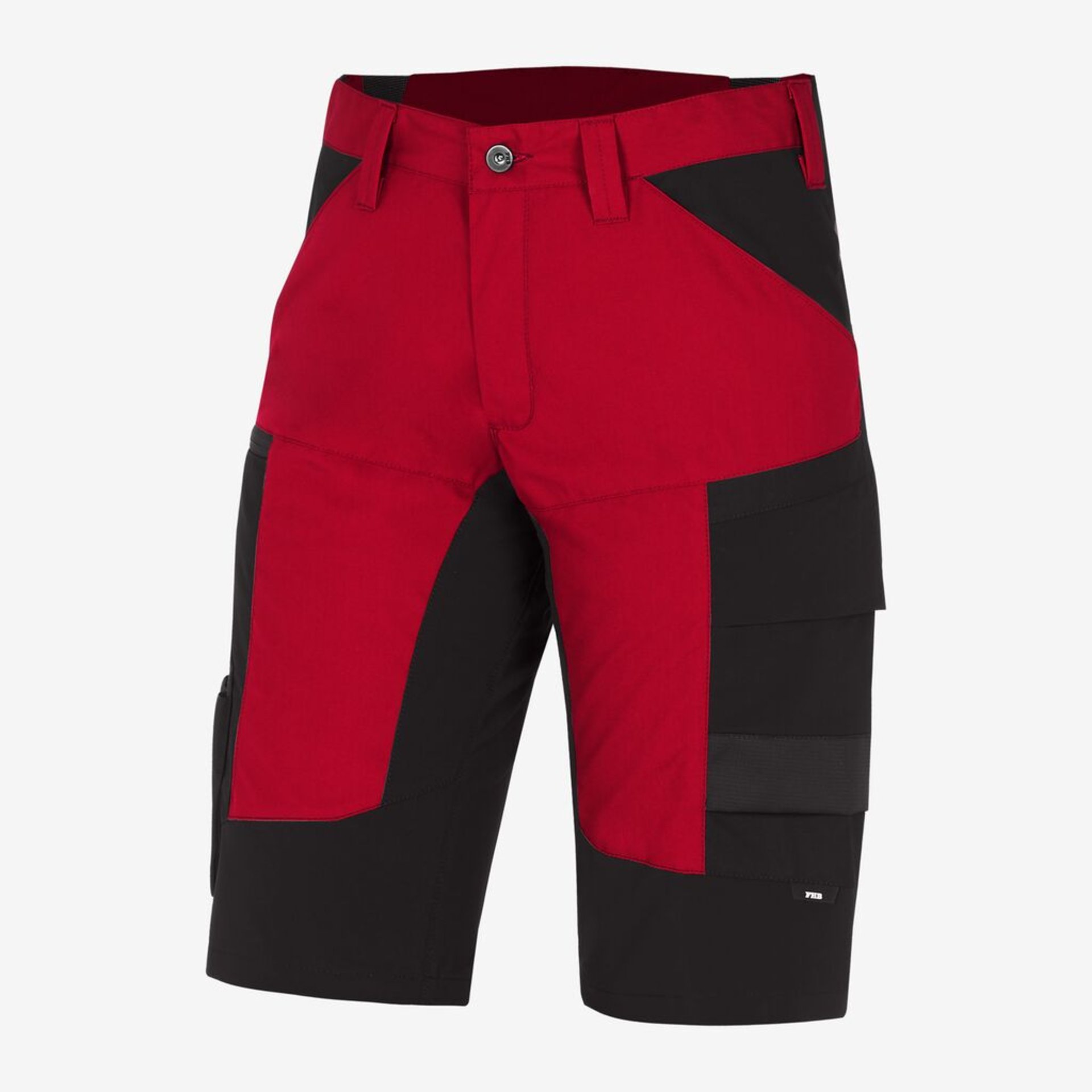 KIM Bermuda elastisch rot-schwarz 42