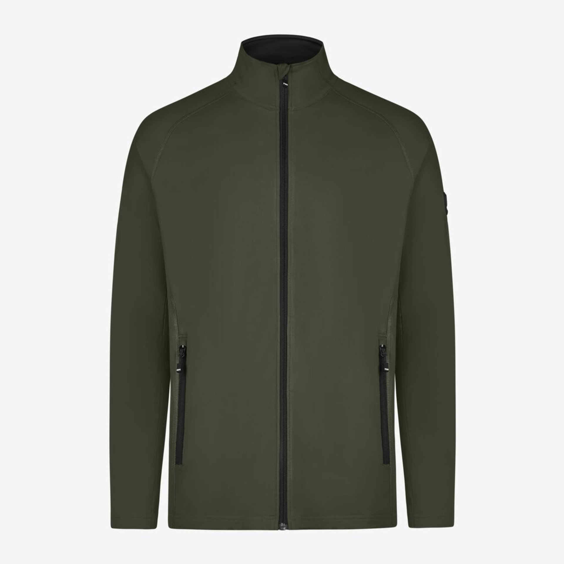 KUNO Jersey-Fleecejacke oliv XL