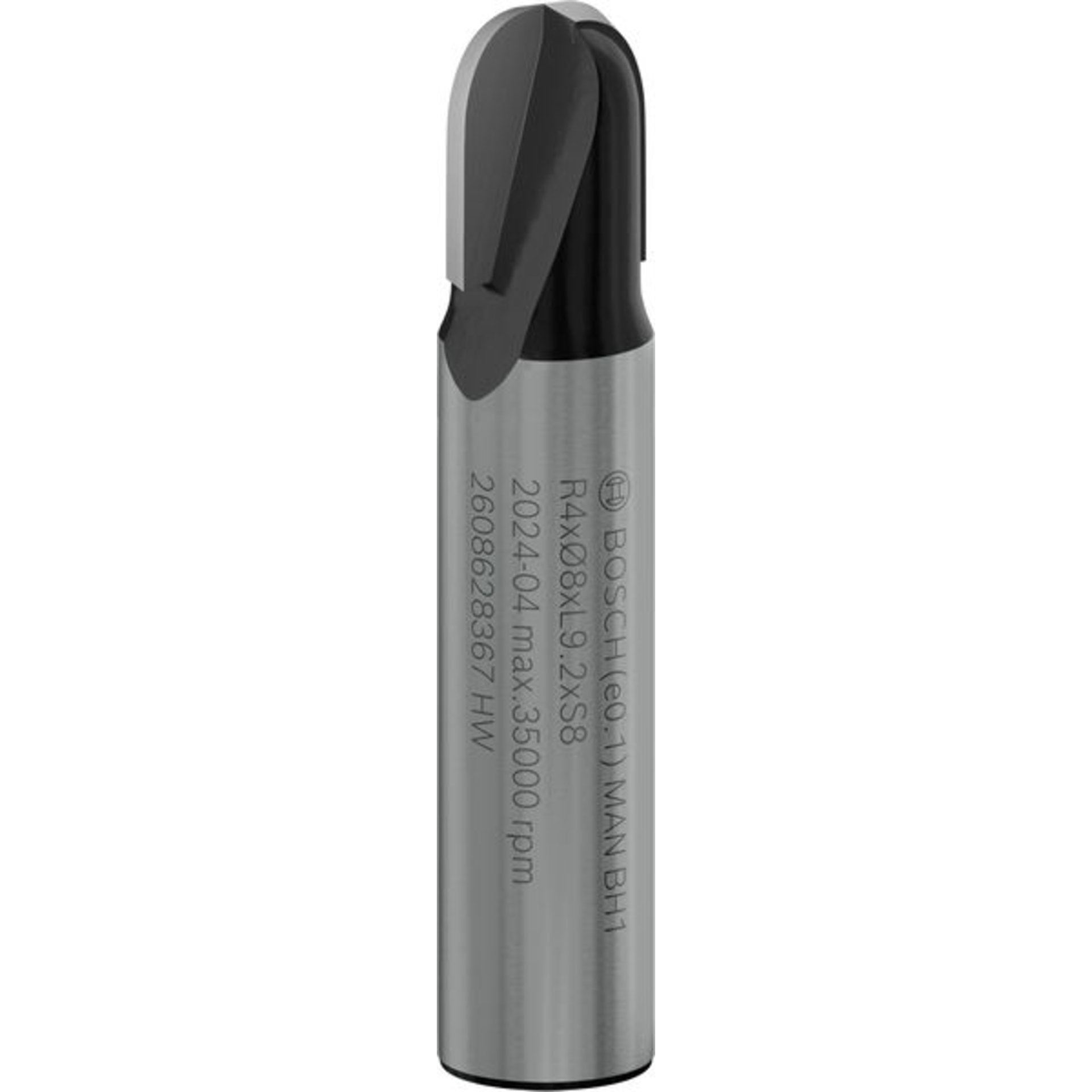 PRO Hohlkehlfräser, R 4, Schaft 8 mm