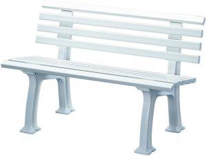 Bank Mod. Ibiza 2 Sitzer weiß 120 cm Bank Mod. Ibiza 2 Sitzer weiß 120 cm