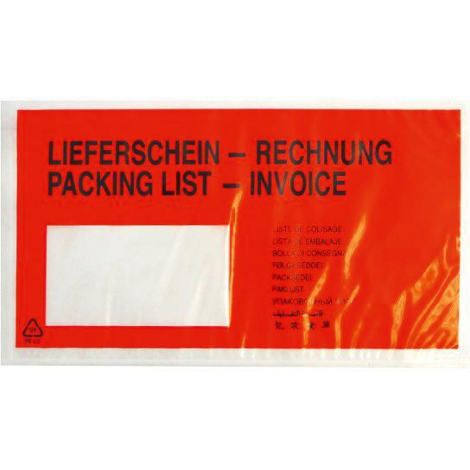 Selbstkleb. Begleitpap. -tasche DIN lg Liefersch.